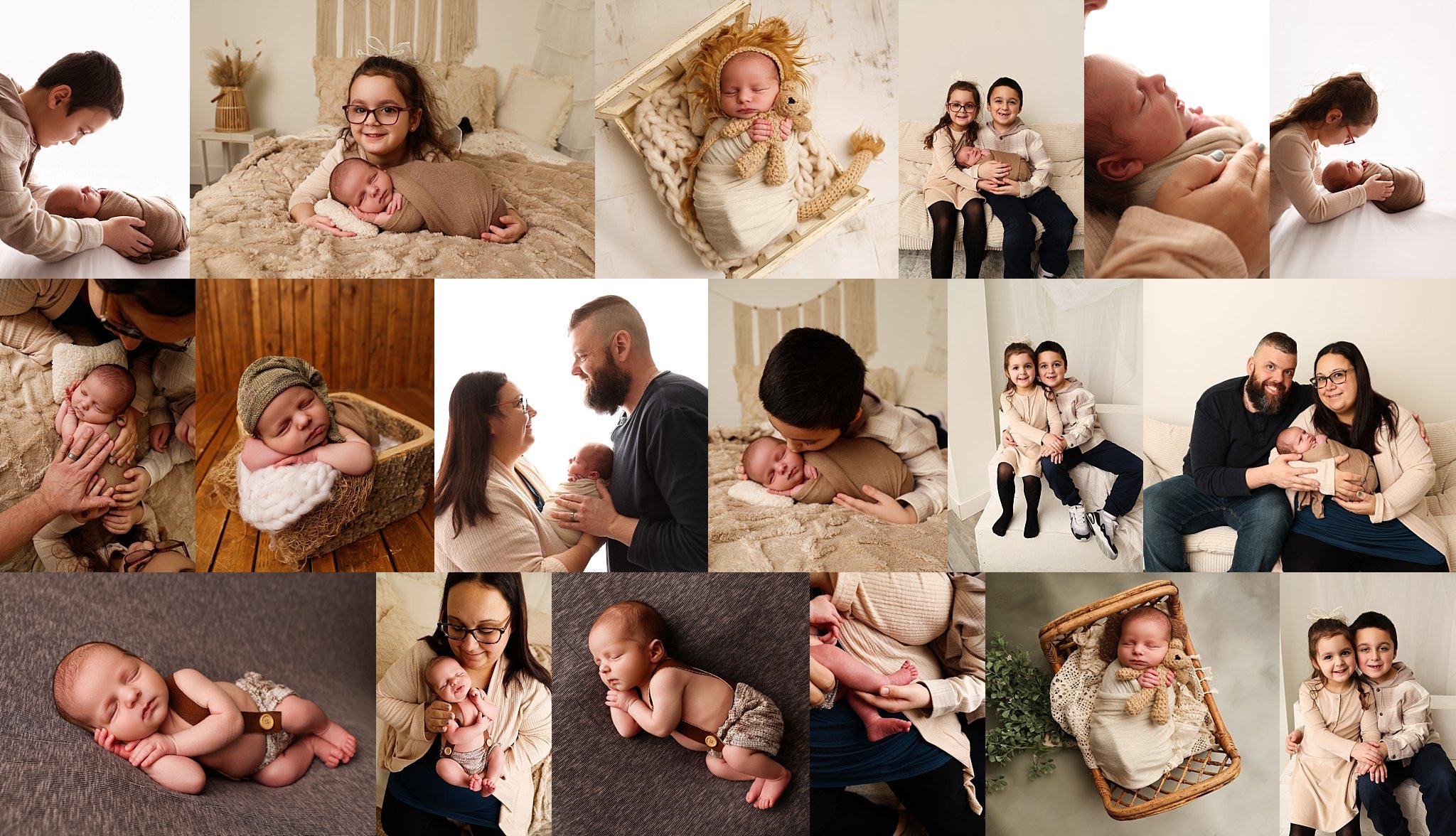 Newborn infant baby photography sessions near me // family photographers in rochester ny