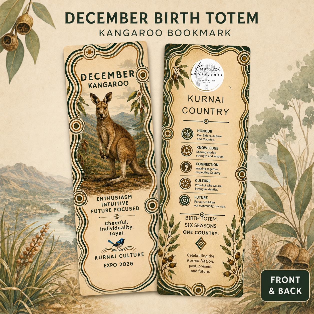 December kangaroo bookmark front and back.png