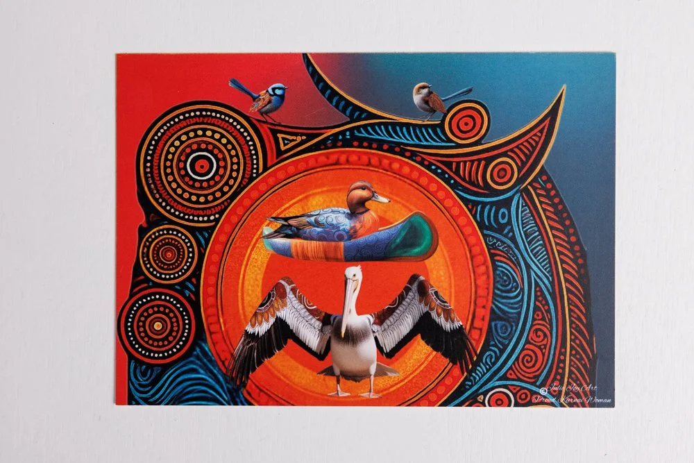 Postcards - Booran & Tuk (Red)