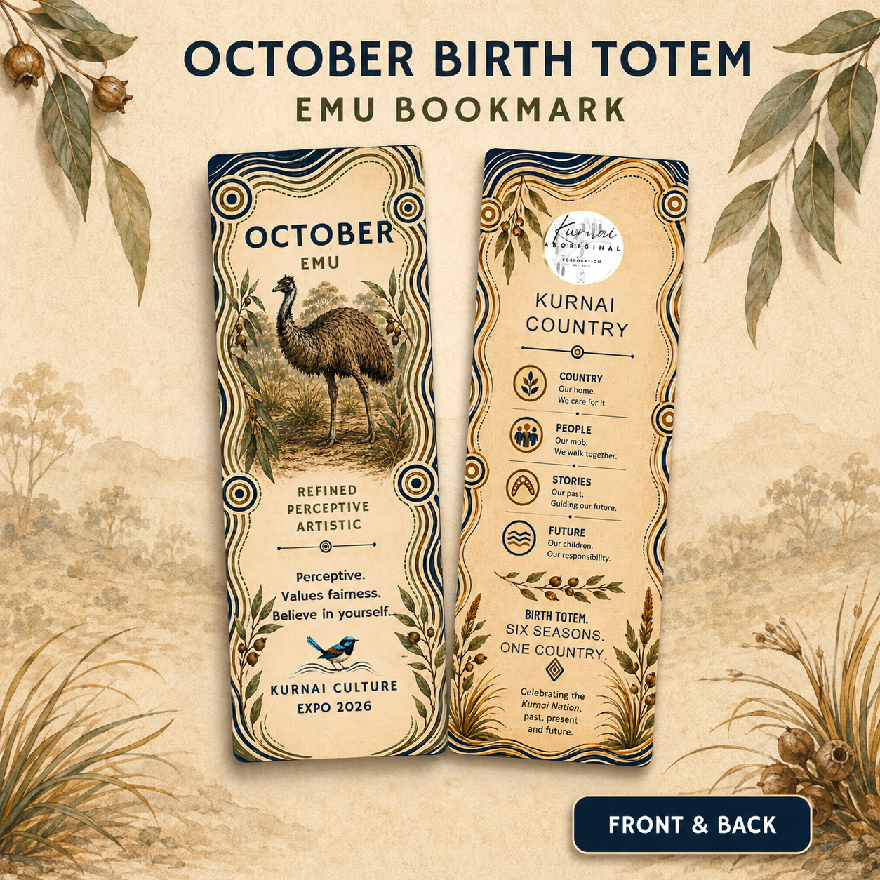 October Emu Bookmark_ Front and Back.png