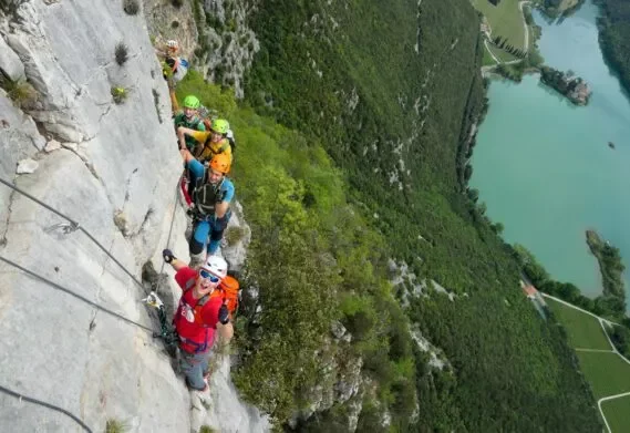 Via Ferrata del Lago d’Iseo – Ferrata Pisetta di Tchéc