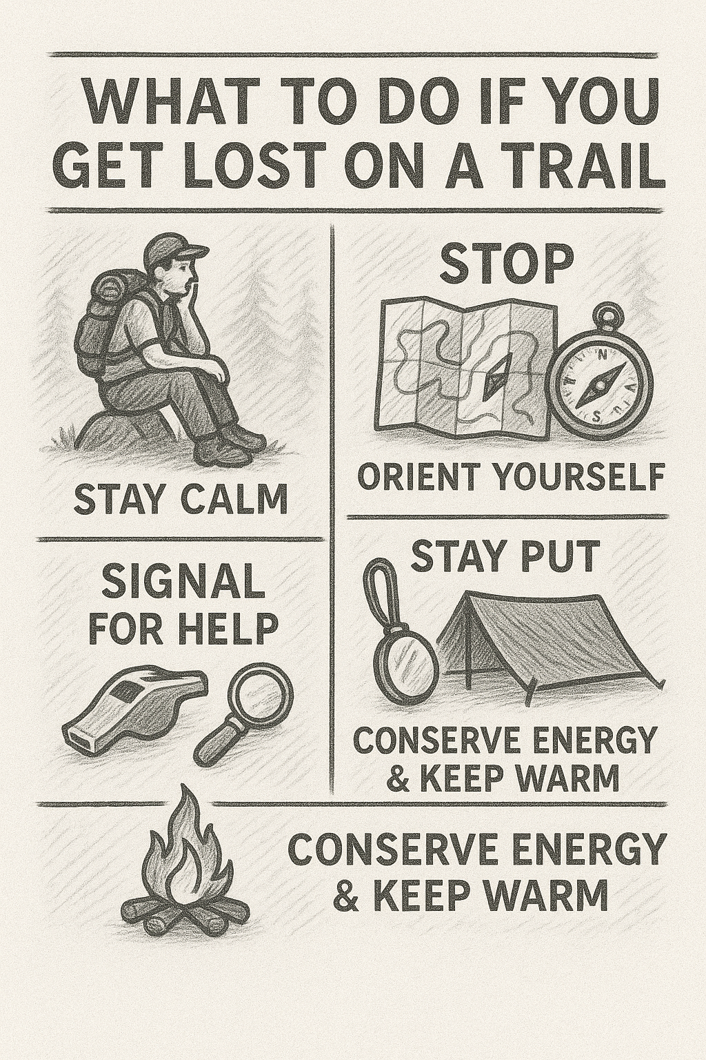 What to Do If You Get Lost on a Trail