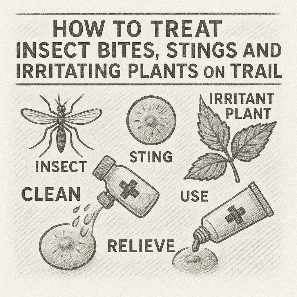 How to Treat Insect Bites, Stings and Irritating Plants on the Trail