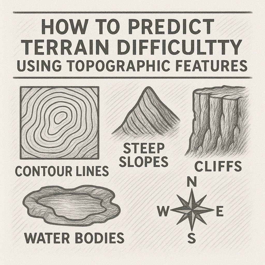 How to Predict Terrain Difficulty Using Topographic Features
