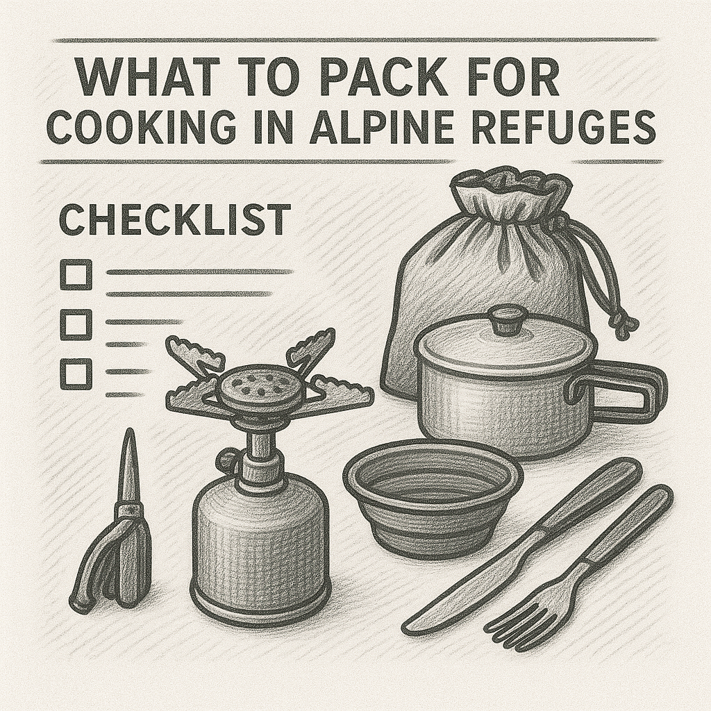 What to Pack for Cooking in Alpine Refuges