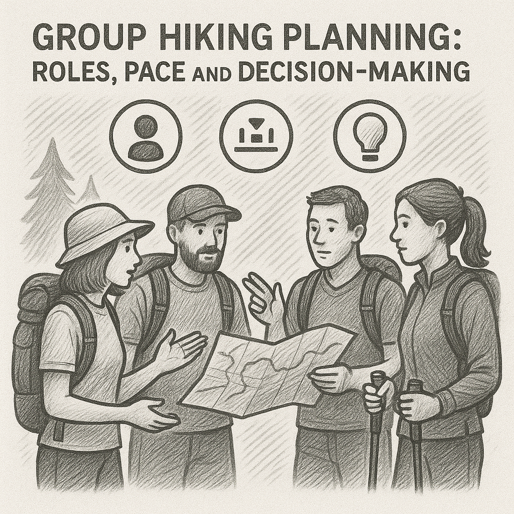 Group Hiking Planning: Roles, Pace and Decision-Making