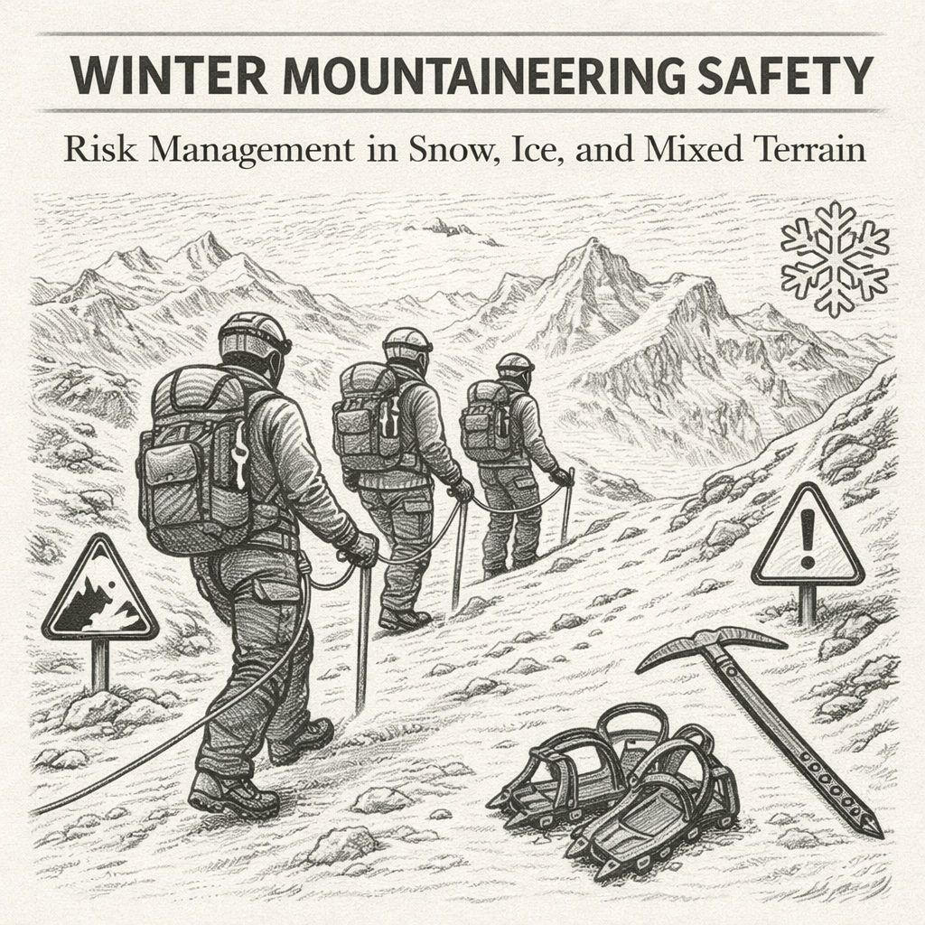 Winter Mountaineering Safety: Risk Management in Snow, Ice, and Mixed Terrain