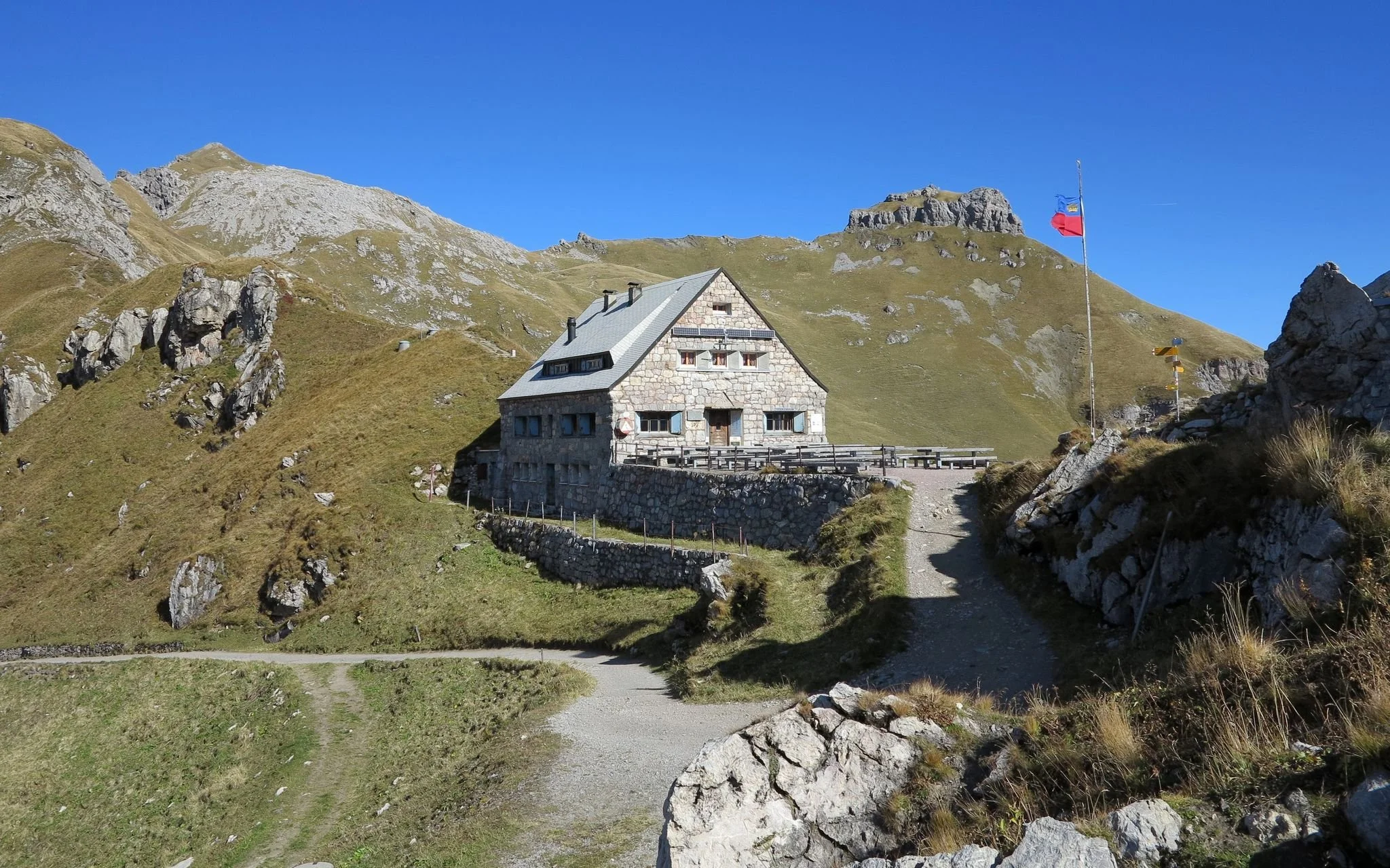 Pfälzerhütte – High Alpine Hut &amp; Naafkopf Hiking Base