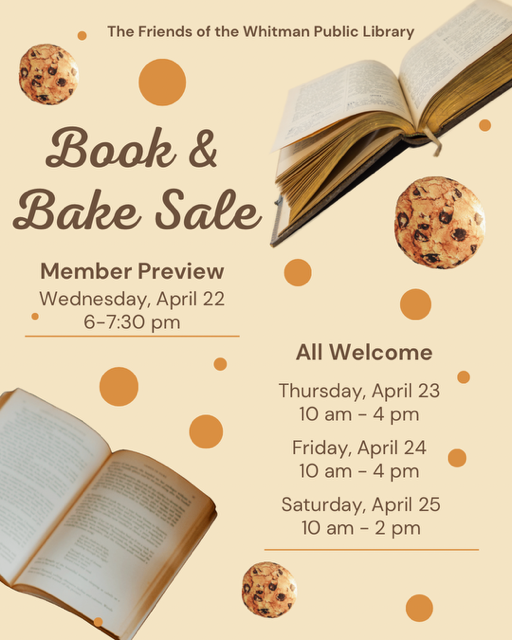 Friends Booksale From Wednesday, April 22 to Saturday, April 25