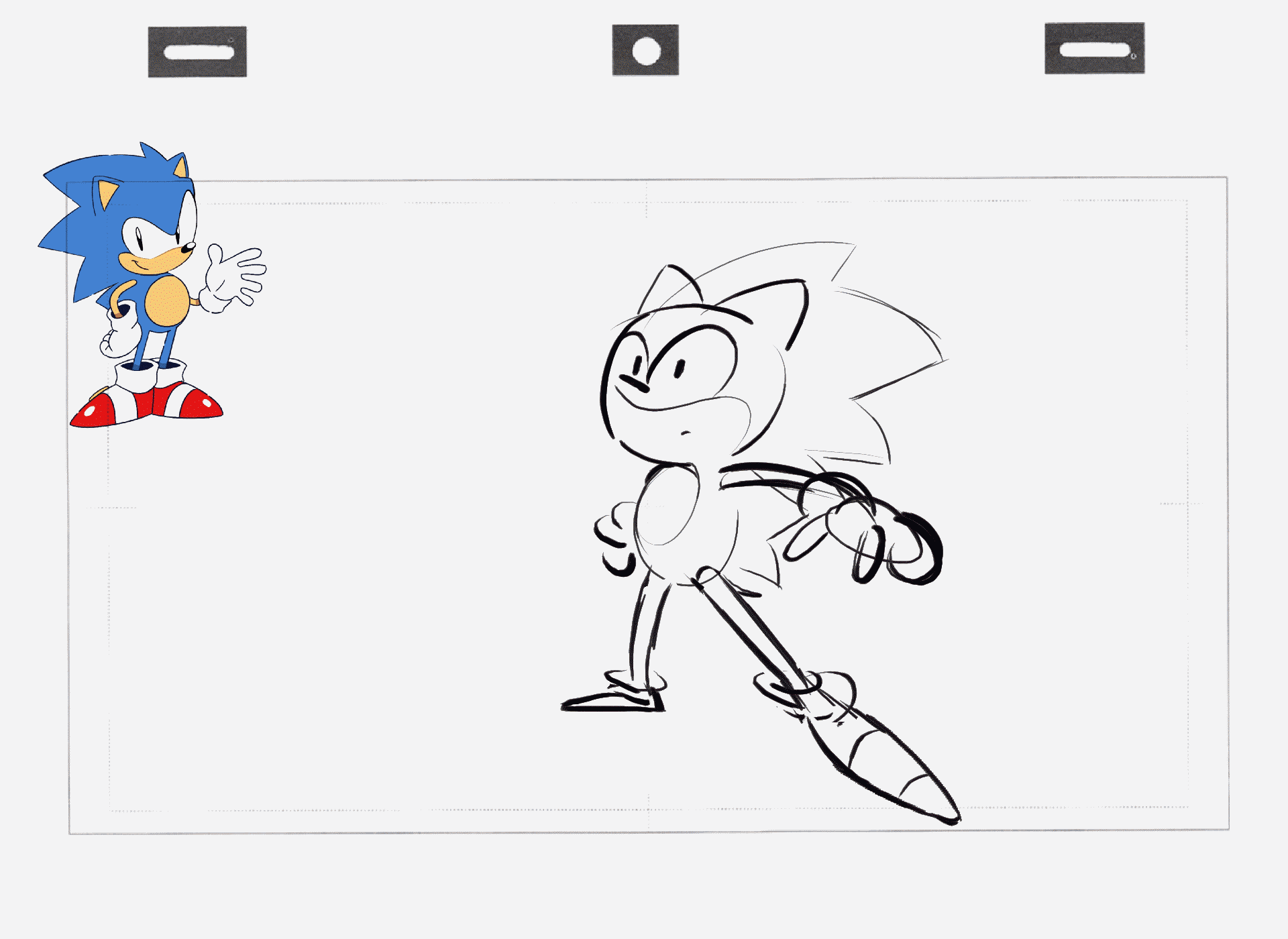 sonic hitting rotting.gif