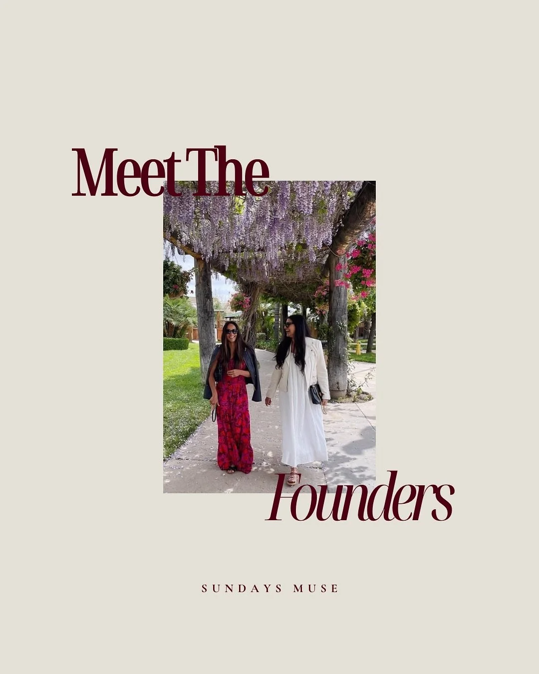 Hi! We&rsquo;re the ladies behind SUNDAYS MUSE &hellip; and we are so glad you&rsquo;re here 🤍