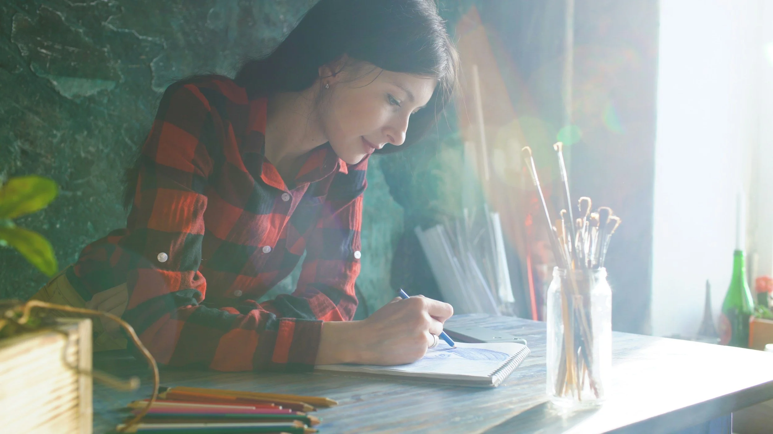 A trauma survivor beginning to reclaim her dreams, writing and reflecting on her future after healing.