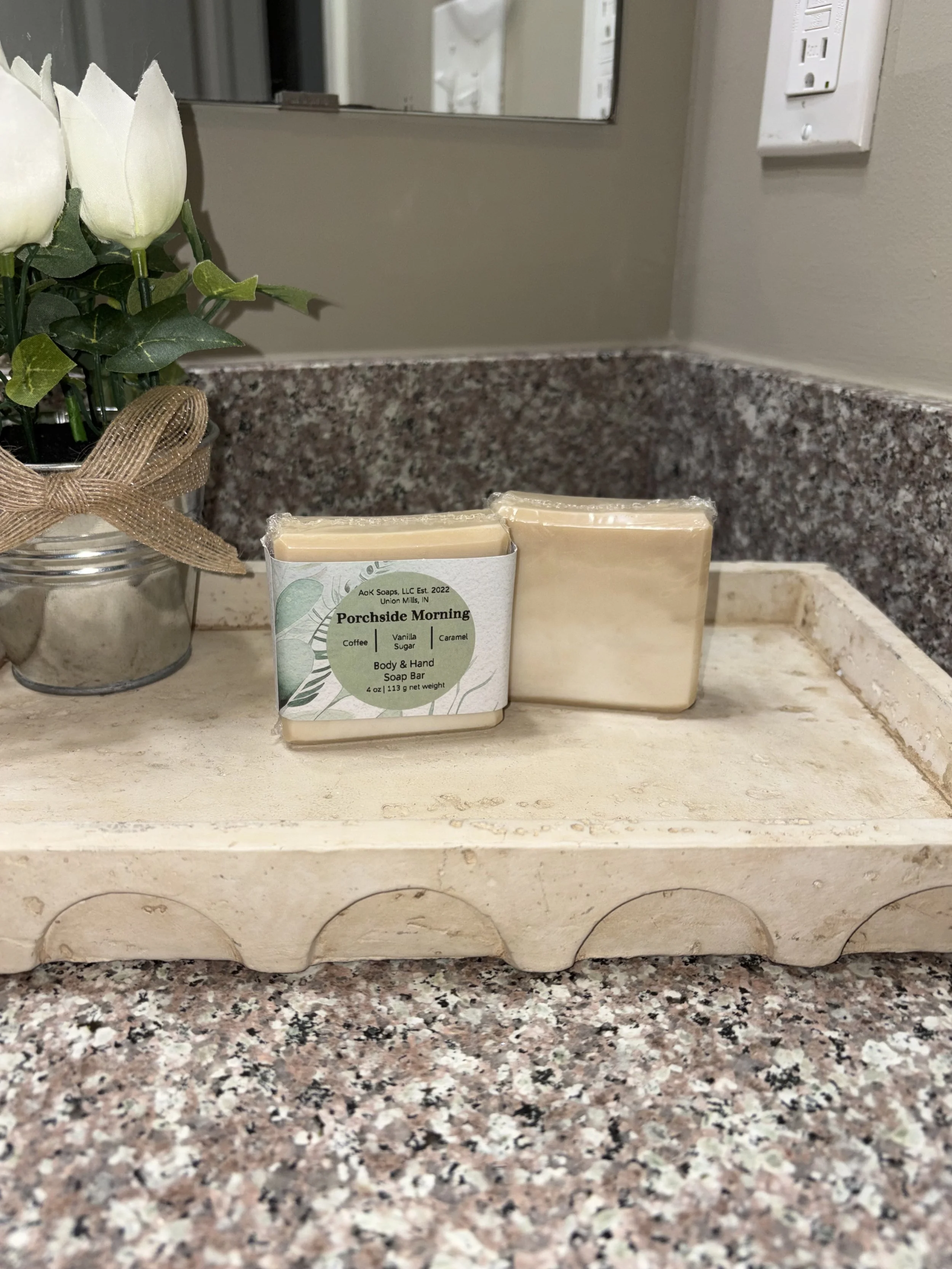 Porchside Morning Body or Hand Soap Bar