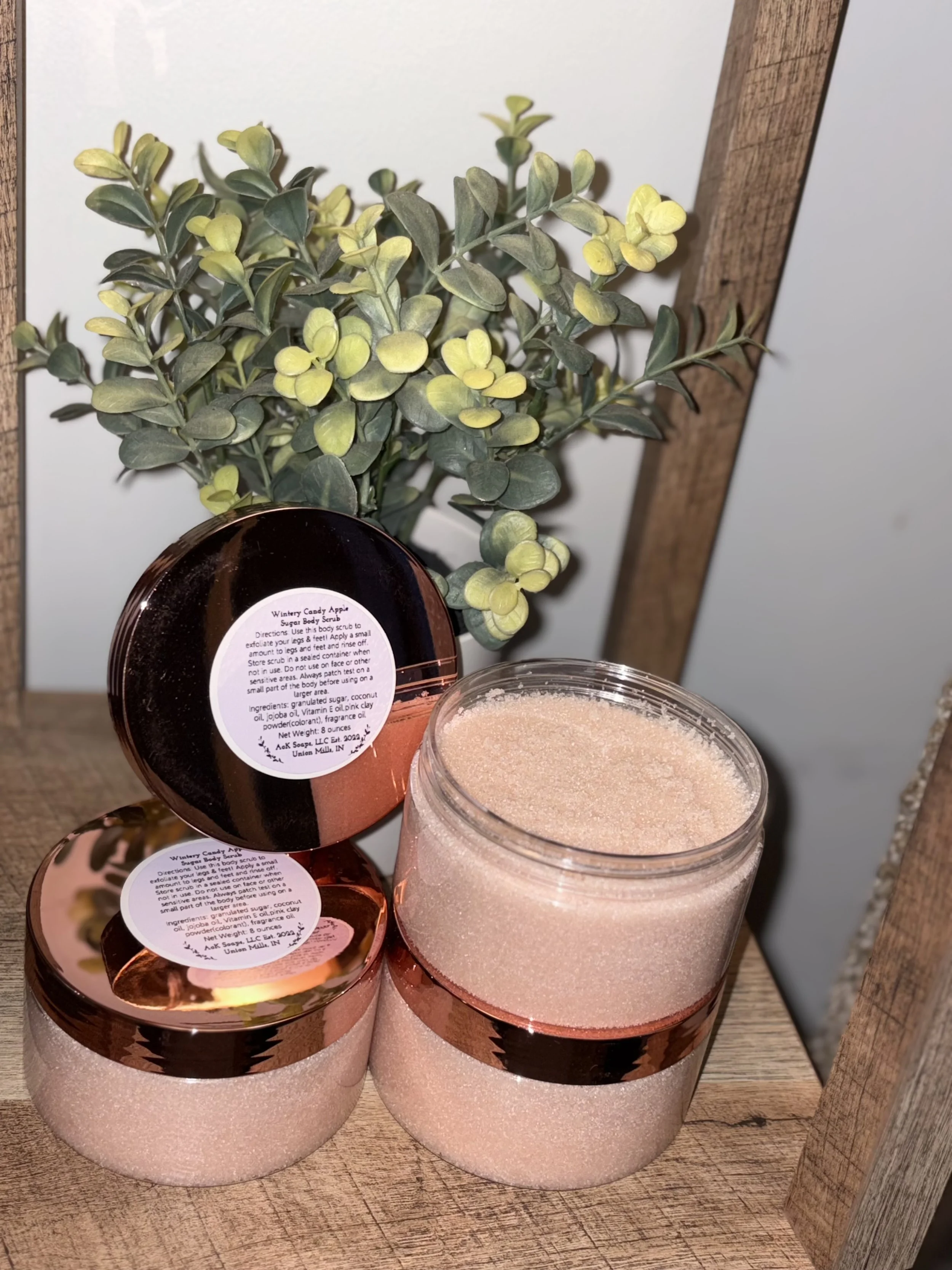 Wintery Candy Apple Body Sugar Scrub