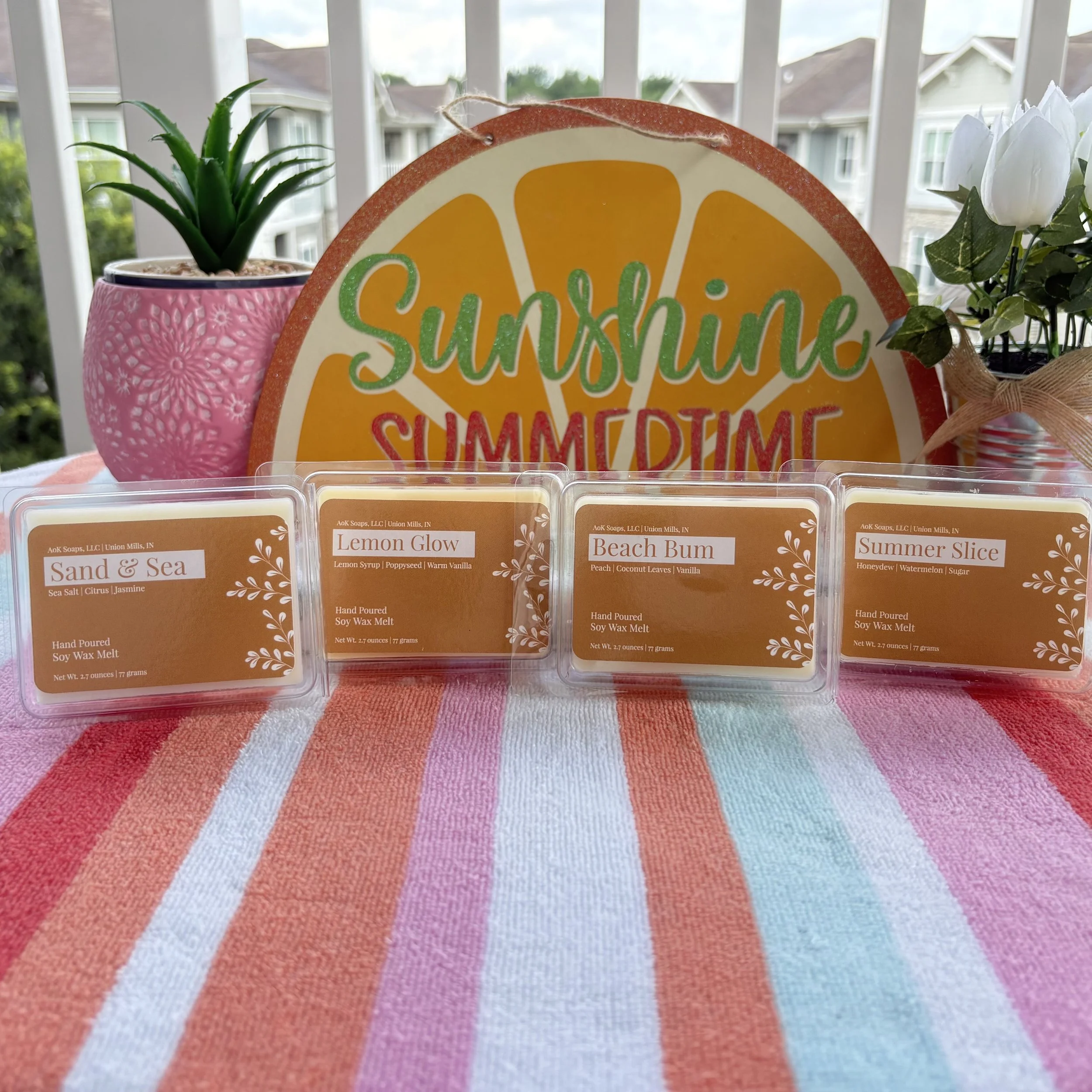 The Sun Kissed Collection: Wax Melt Edition