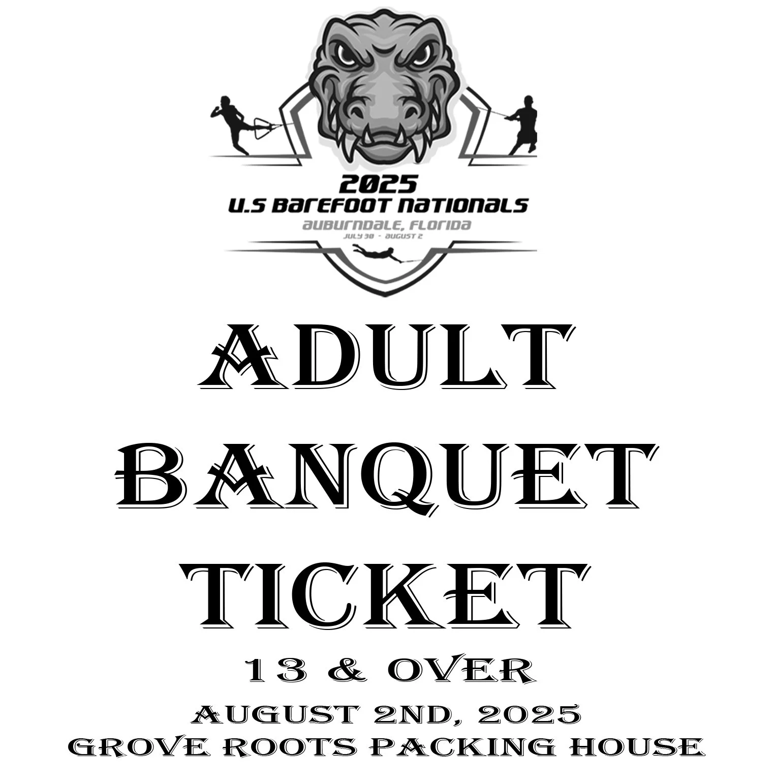 Adult Banquet Ticket (13 & Over)