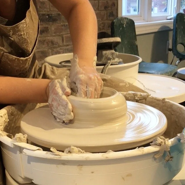 Working at the clay field