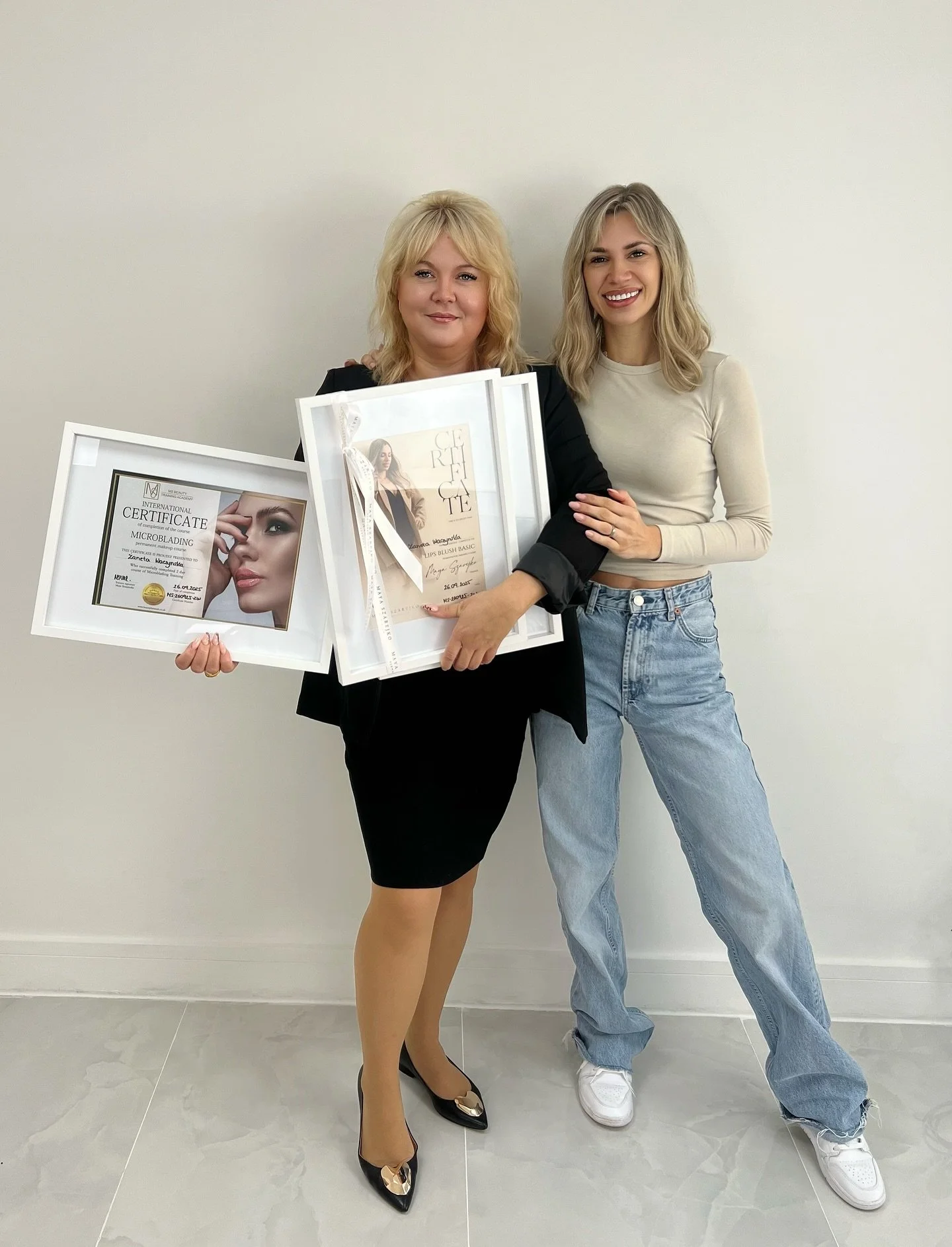 Well done to my lovely student on completing her Brows &amp; Lip Blush course! 🎉
I&rsquo;m so proud of her &mdash; she&rsquo;s incredibly talented, and I can&rsquo;t wait to see all the beautiful work she&rsquo;ll create.

If you&rsquo;ve been think