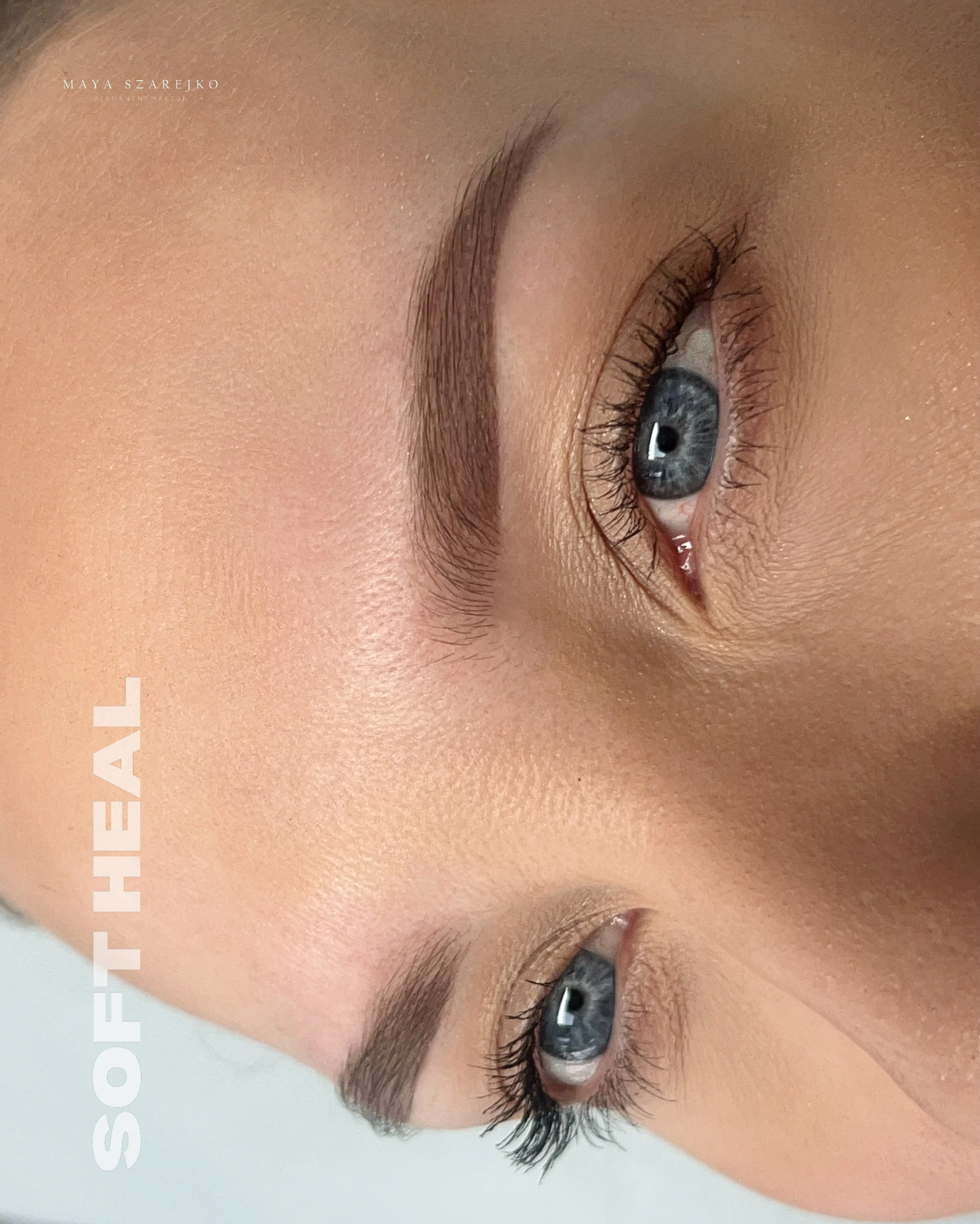HEALED SOFT OMBRE BROWS 🥹 Only after 1 treatment 🫶🏼