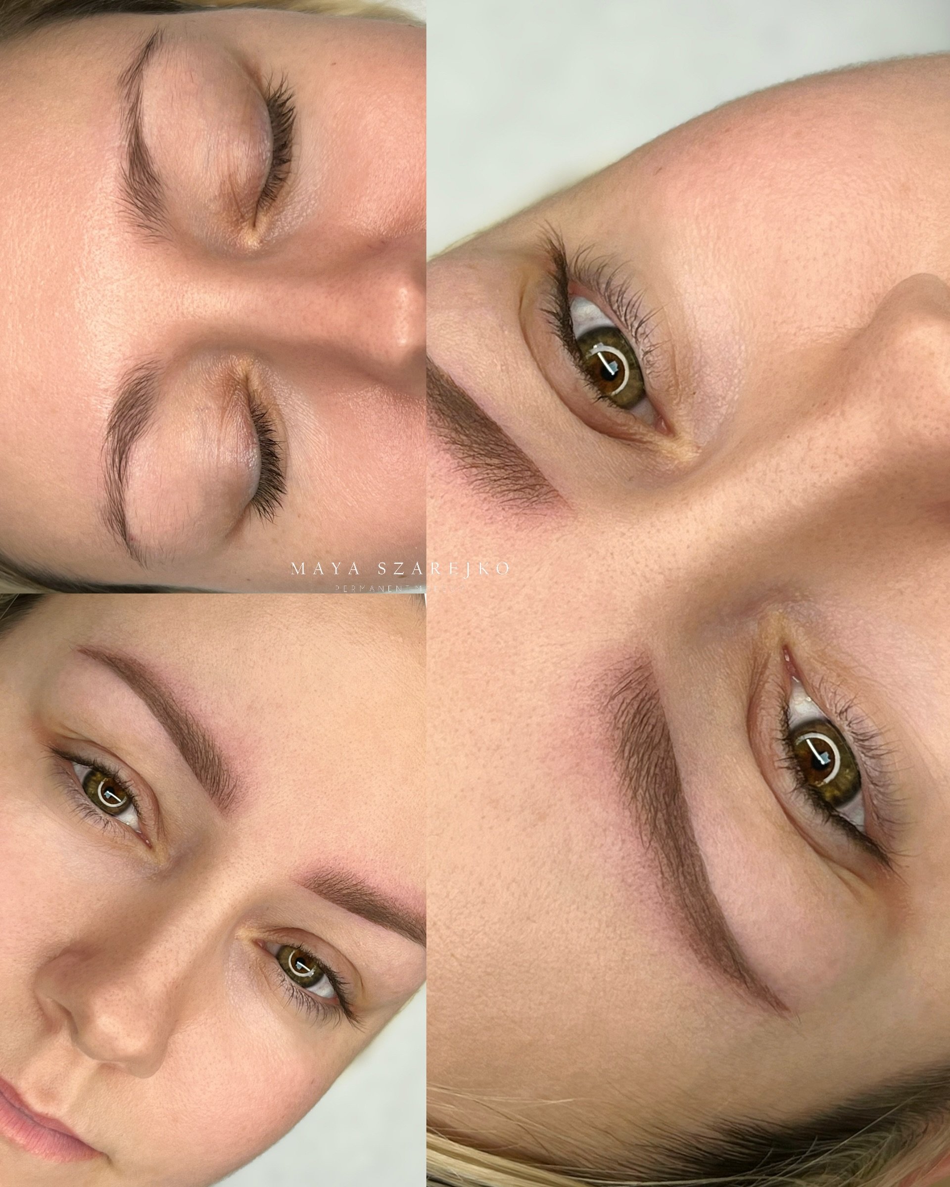 Soft Ombre Brows 🤎 Real skin - real results 🤎