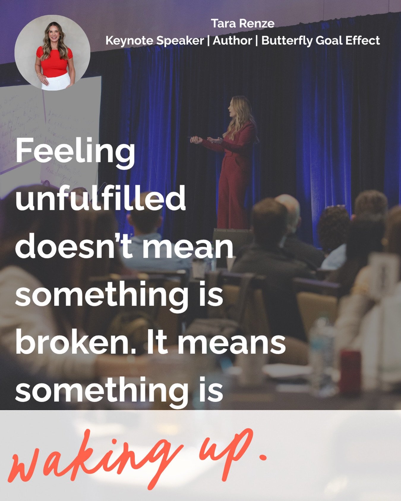Something is waking up! 

That restlessness you feel is awareness. It&rsquo;s the moment you realize you are capable of more, even if you can&rsquo;t fully explain it yet.

Most people try to quiet that feeling. They stay busy, play it safe, or convi