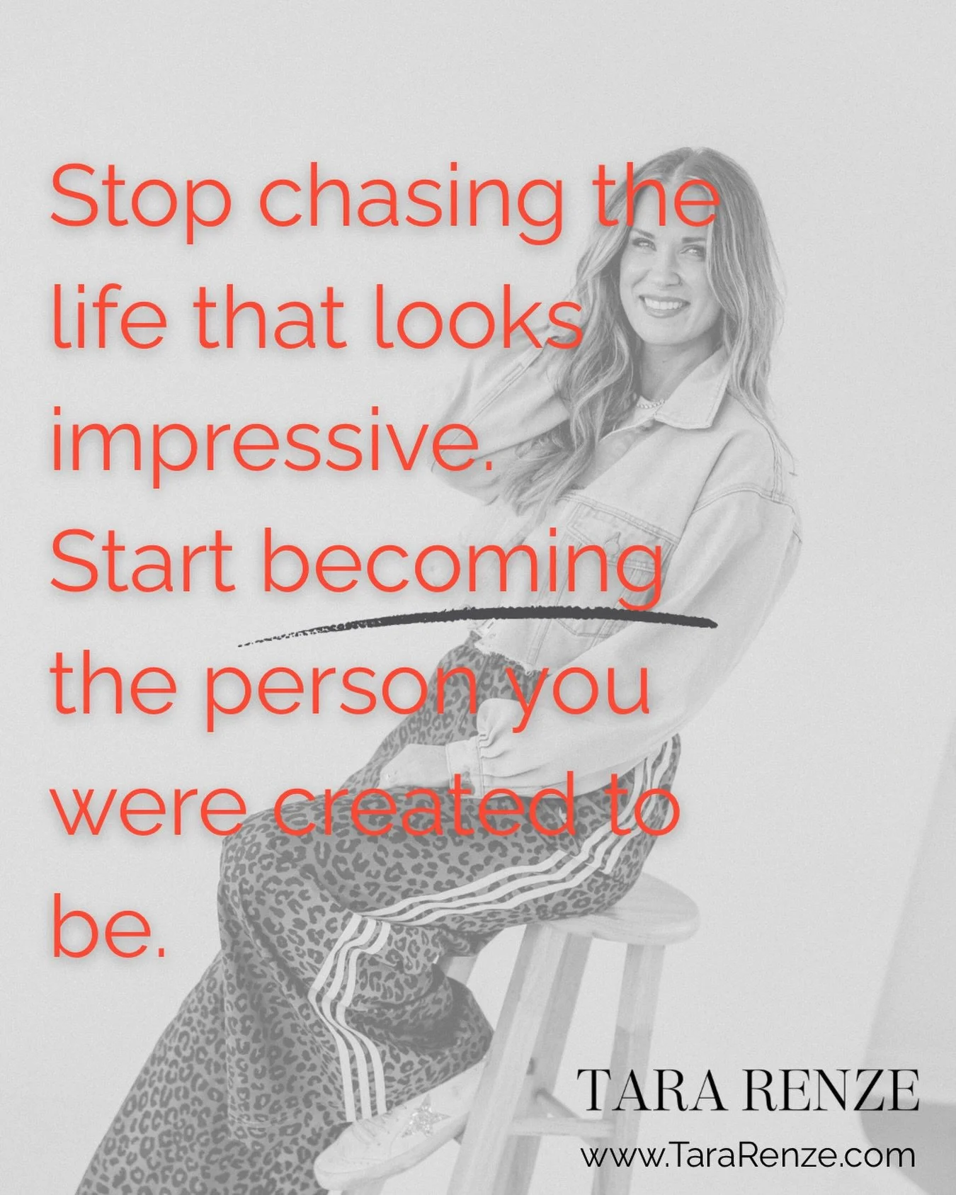 The most meaningful shifts in life rarely happen because of a title, an achievement, or a milestone.

They happen the moment you pause long enough to ask yourself a better question.

Am I living in a way that actually reflects who I am becoming?

It 