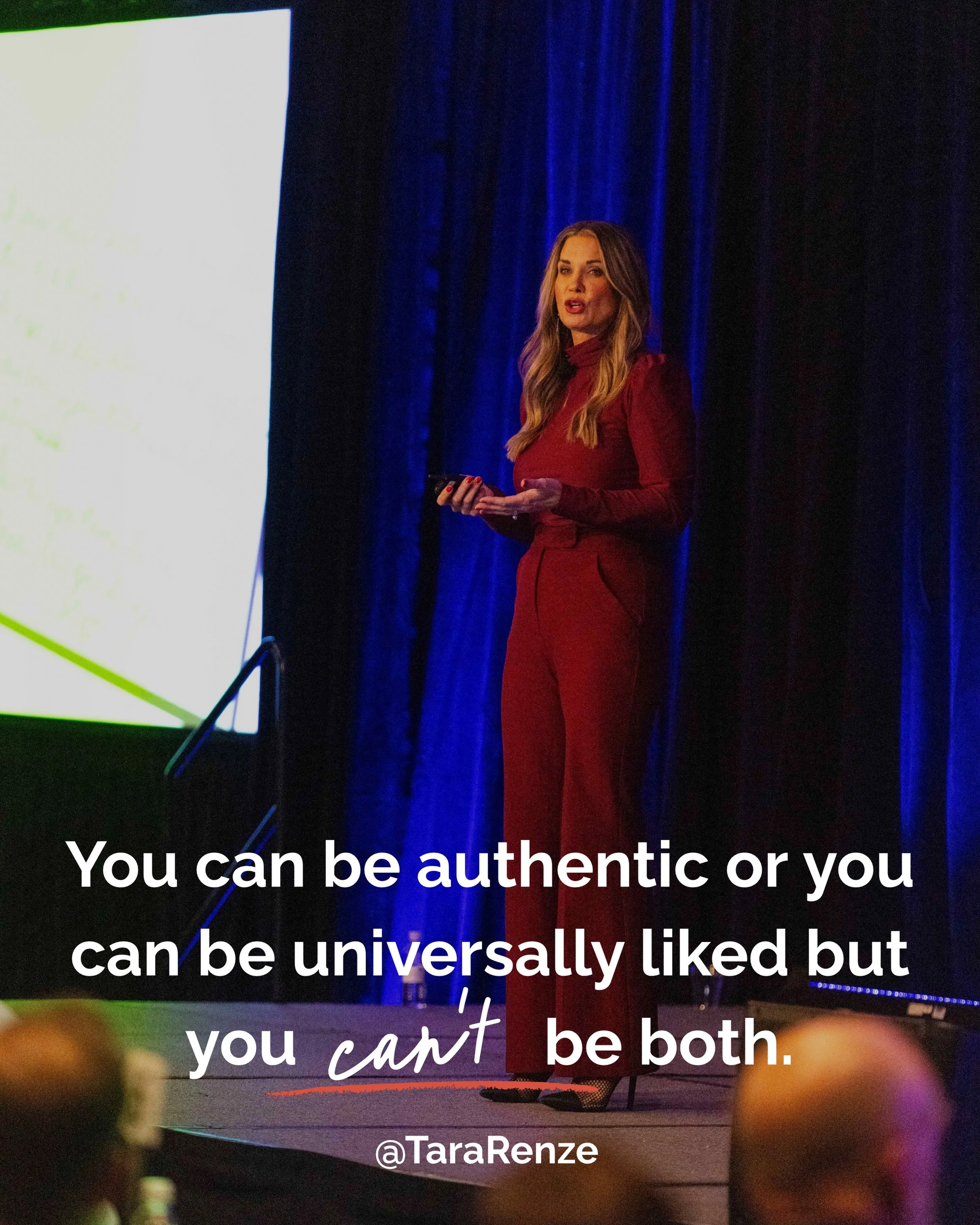 You can be authentic&hellip; or universally liked. But you can&rsquo;t be both.

The moment you stop performing for approval is the moment you finally start becoming yourself.

Authenticity may cost you being liked by everyone. But trying to be liked