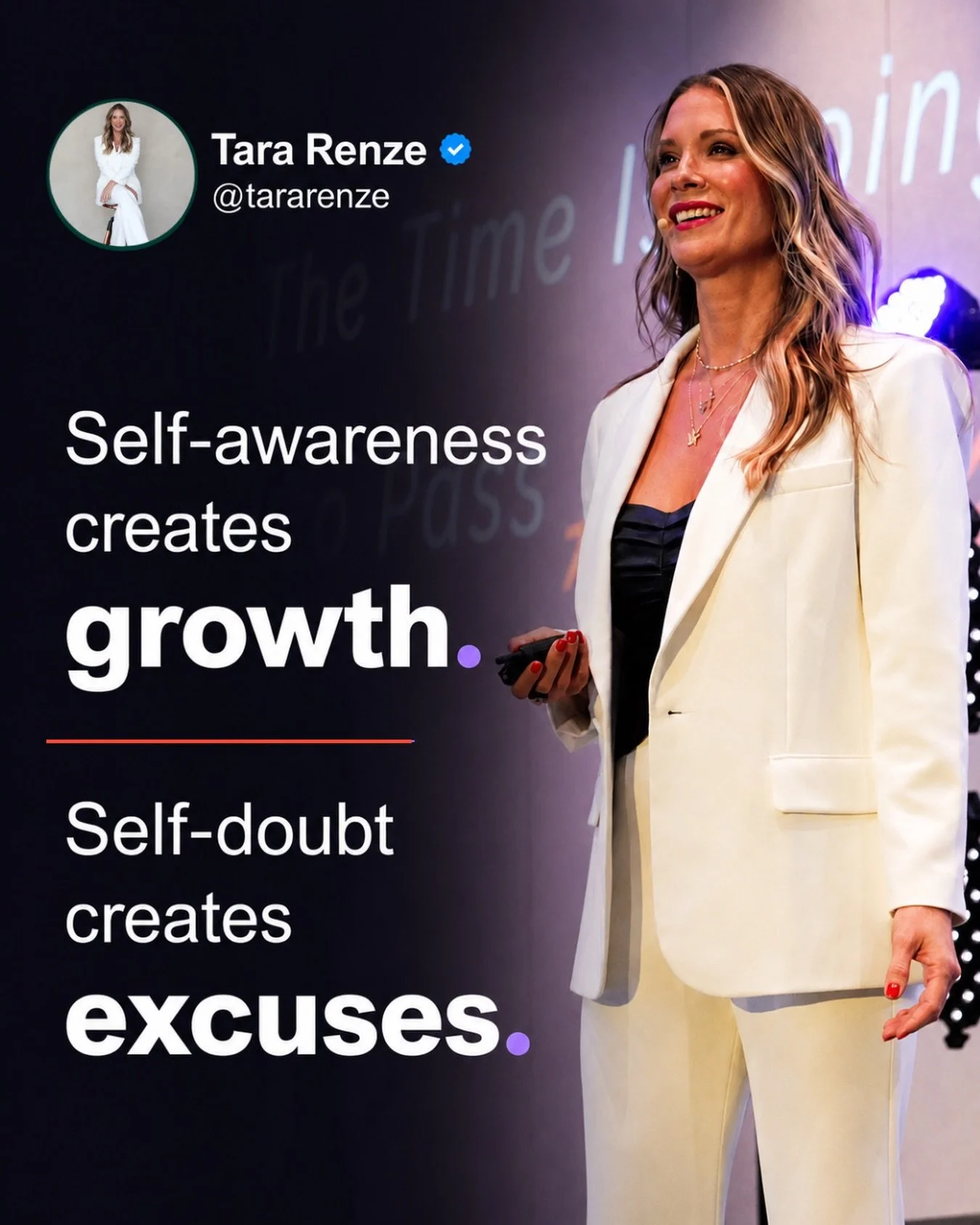 The biggest obstacle to growth isn&rsquo;t a lack of talent, opportunity, or potential.

It&rsquo;s the stories we tell ourselves.

Self-awareness helps us recognize what&rsquo;s holding us back. Self-doubt convinces us to stay where we are.

One cre