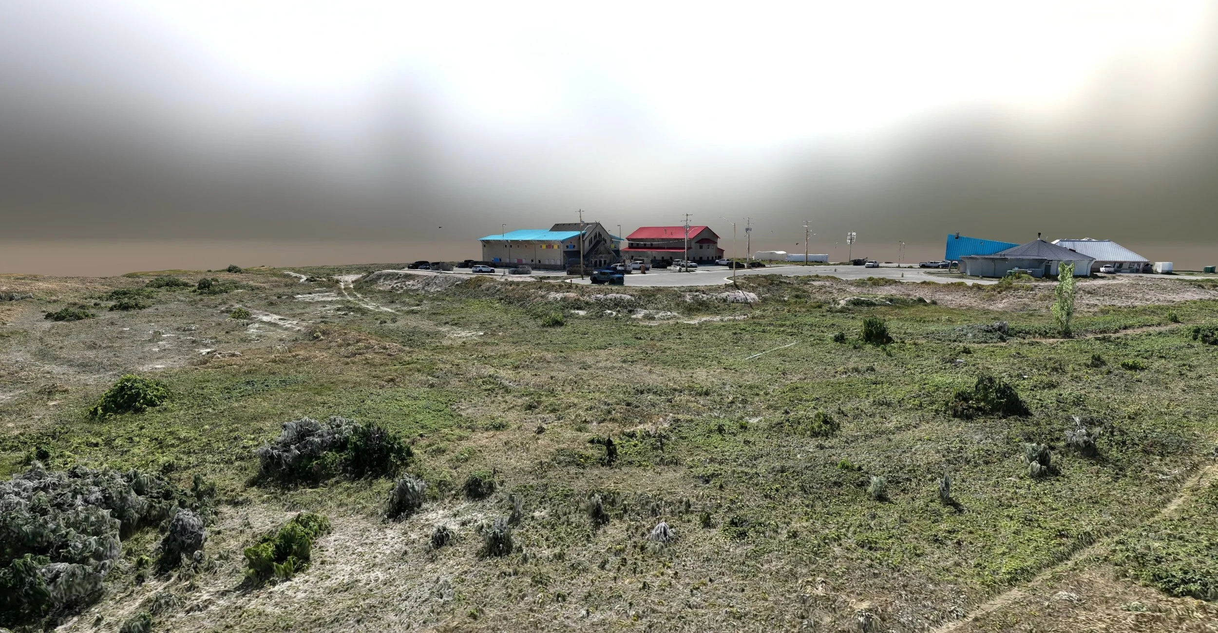 A digital twin model of a future project site.