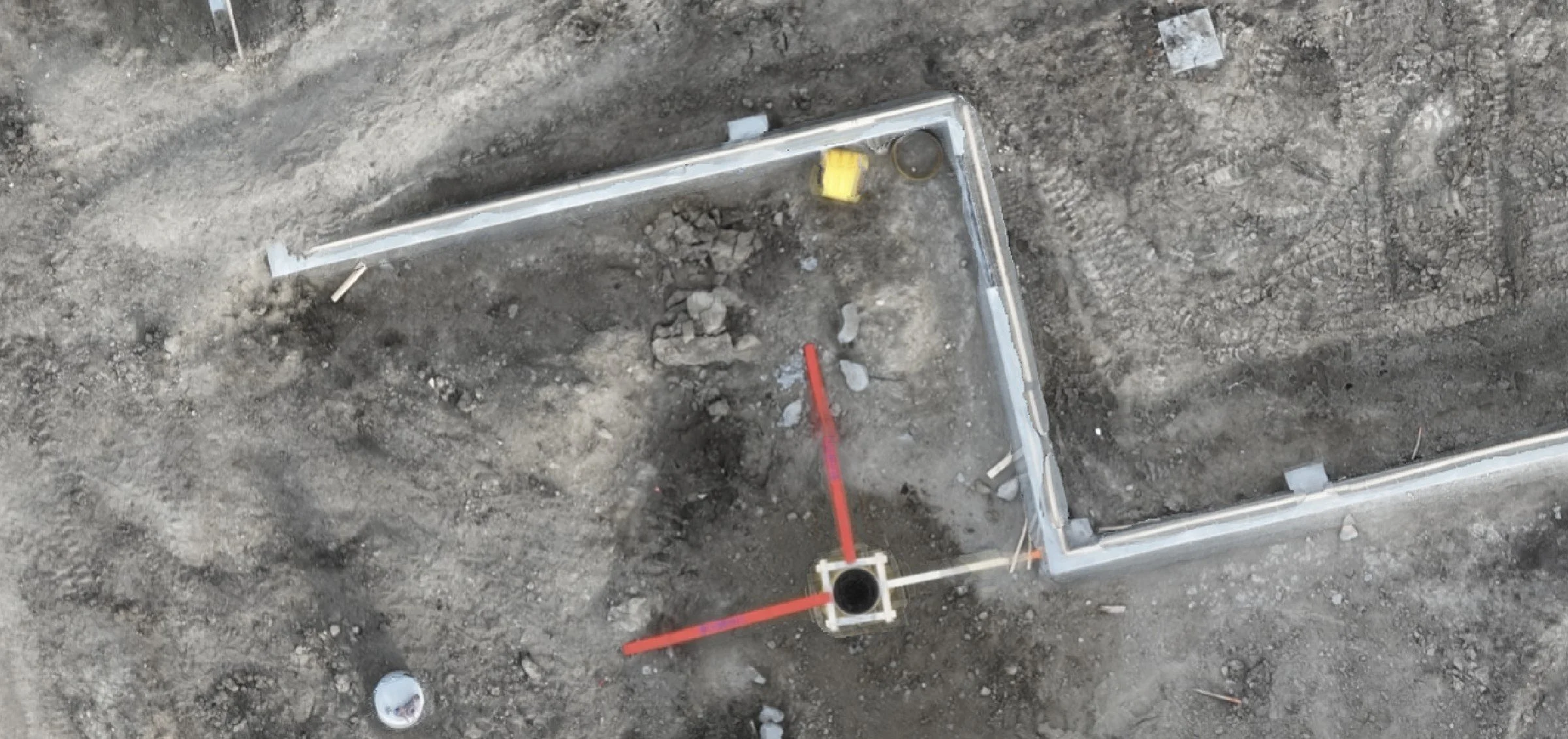 High-resolution orthomosaics allow for granular inspection of site progress from the safety of the office.