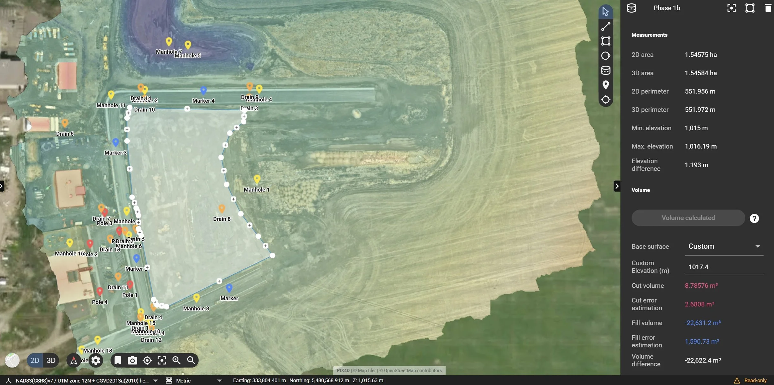 A cloud-based platform allowing clients to annotate, measure and quantify volumes of a particular in both 2D and 3D.