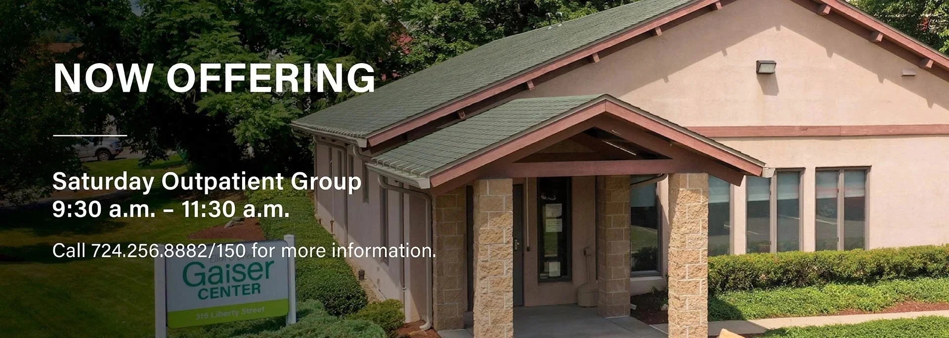 The Gaiser Center - Outpatient Saturday Group Session