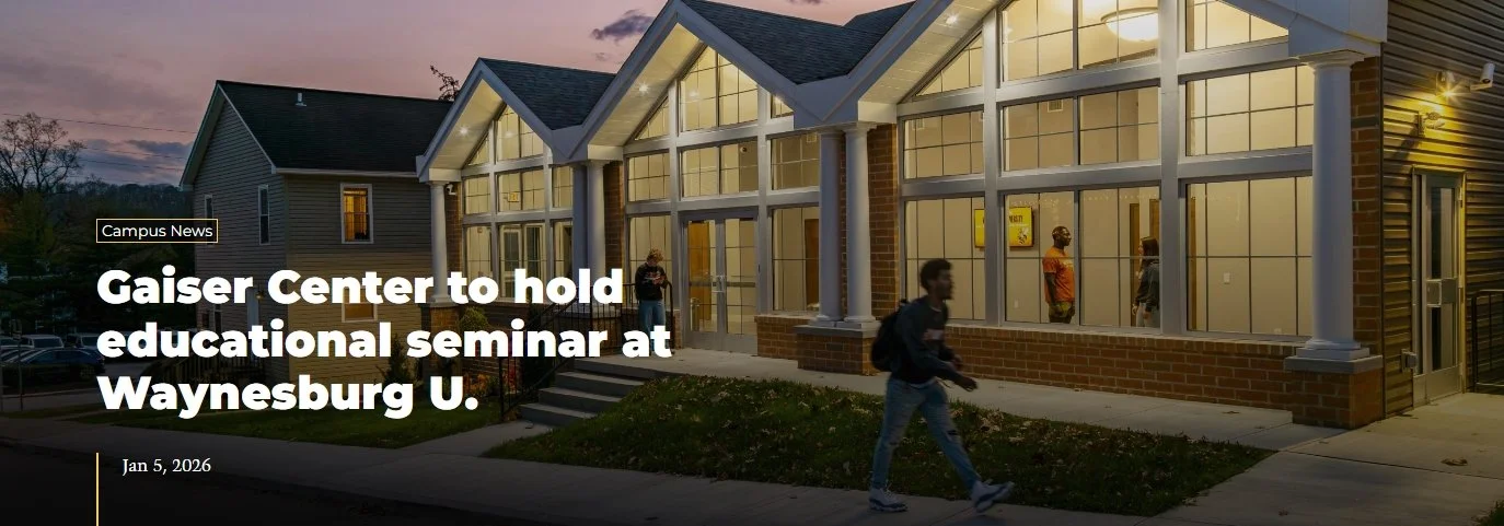 Gaiser Center to hold educational seminar at Waynesburg U.