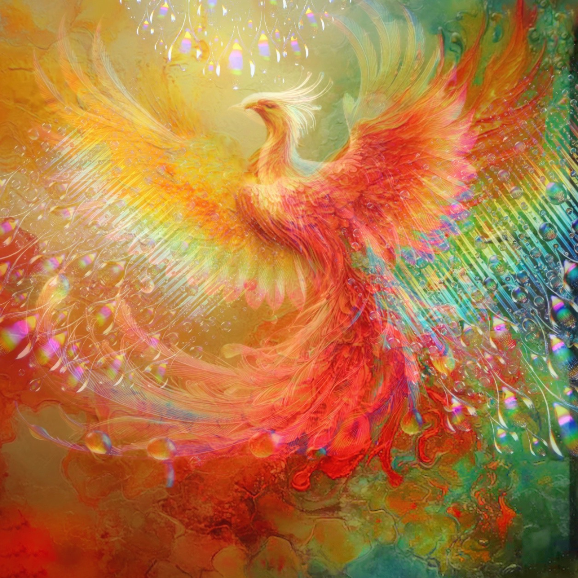 Water Phoenix Rising Water Phoenix Bird