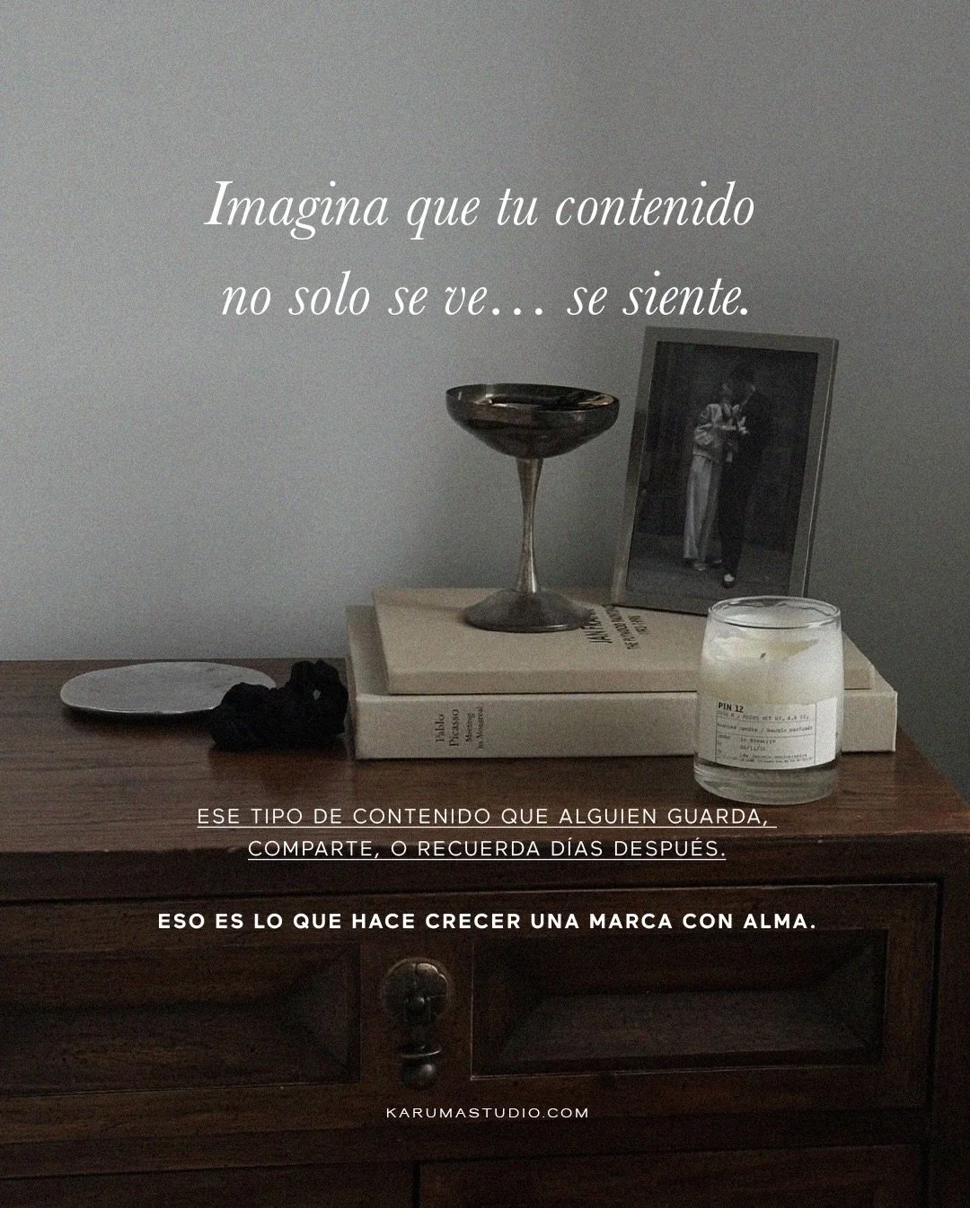 Crear contenido que se siente es intenci&oacute;n, claridad y darle voz a lo que tu marca realmente quiere decir.

Cuando comunicas desde verdad, tu contenido deja de ser &ldquo;otra publicaci&oacute;n m&aacute;s&rdquo; y se convierte en una experien