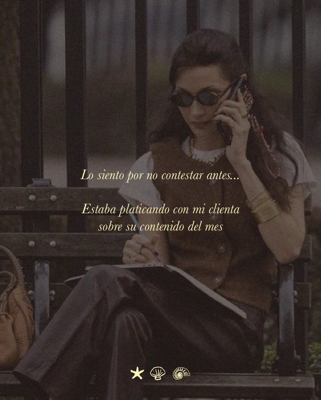 Perd&oacute;n si tardo en contestar 👀 soy la bestie creativa y estrat&eacute;gica de mi clienta y juntas hacemos un gran equipo ✨

Entre juntas, m&eacute;tricas, tipograf&iacute;as y reportes, estoy construyendo marcas que venden y crecen con estruc