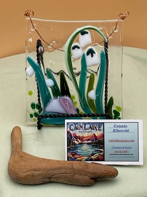 Lily of the valley mini sun catcher 5"