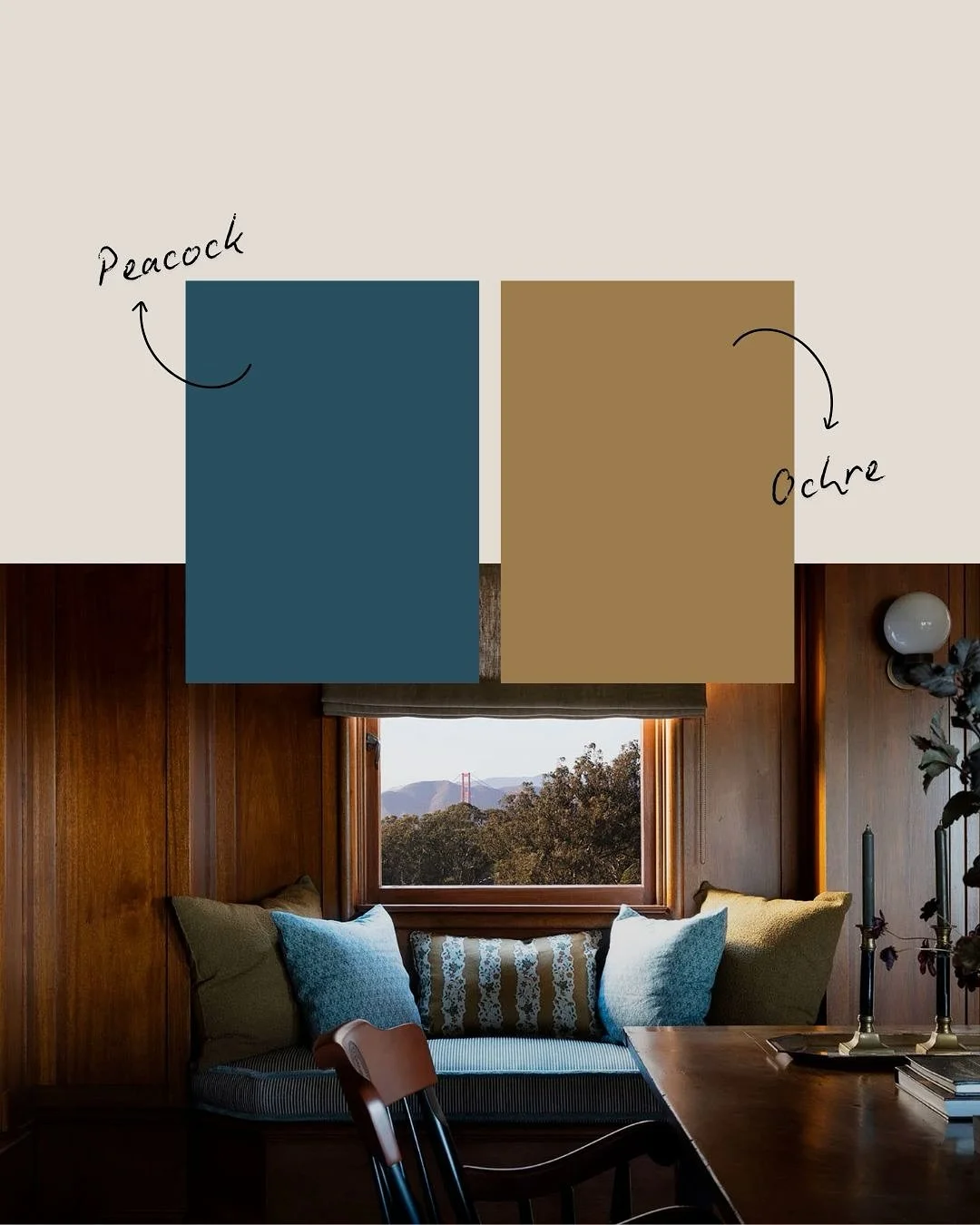 Hue vs hue &hellip; 🎨

Peacock and Ochre in Presidio Heights 

Or &hellip; 

Aubergine and Lichen down the hill in Pacific Heights.