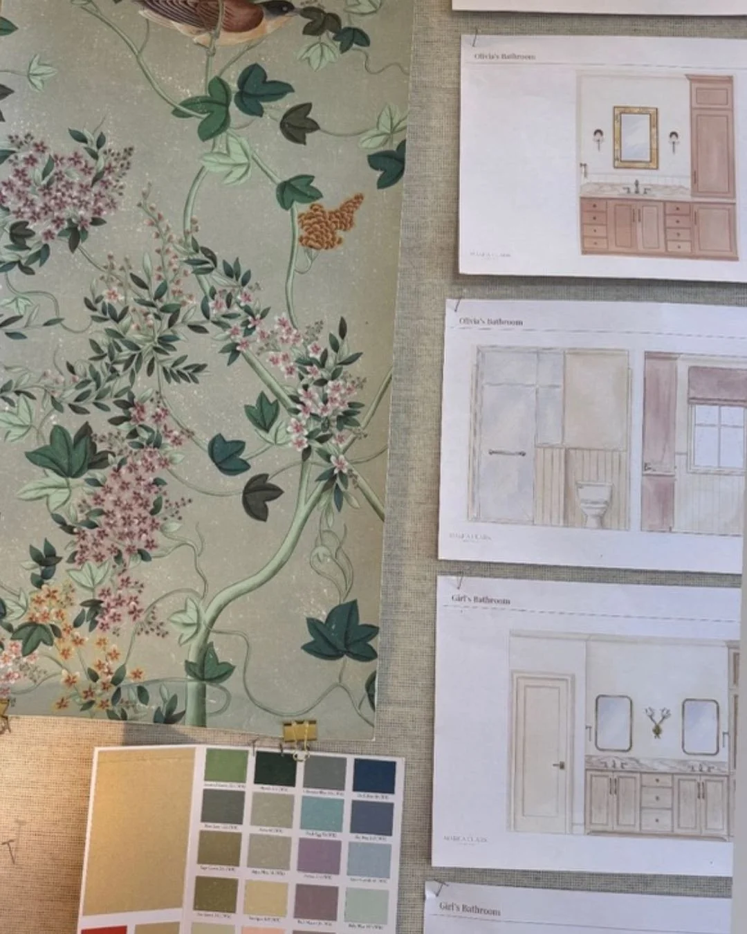 Closing out the week with a client meeting at the studio, and sharing these sketches for the first time. ⁠
⁠
One of our favorite moments in the design process is when ideas start to take shape and the direction begins to feel real. We&rsquo;re excite