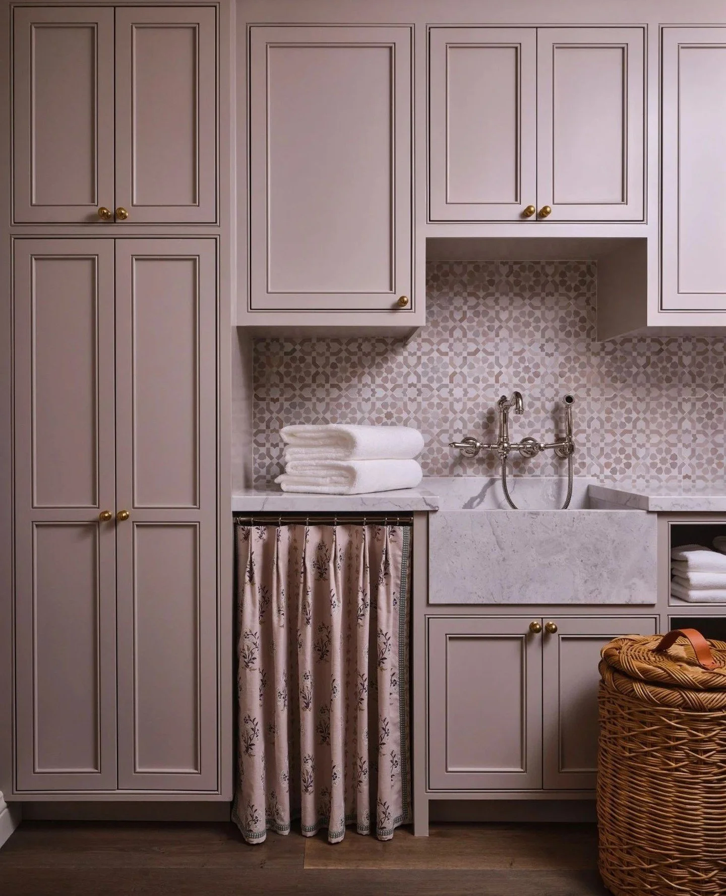 A roundup of our favorite functional laundry rooms. 🧺⁠
⁠
&ldquo;In small spaces, every detail works harder&mdash;but the goal is always to make them feel special, never overlooked. Even the most functional rooms deserve warmth, beauty, and calm.&rdq
