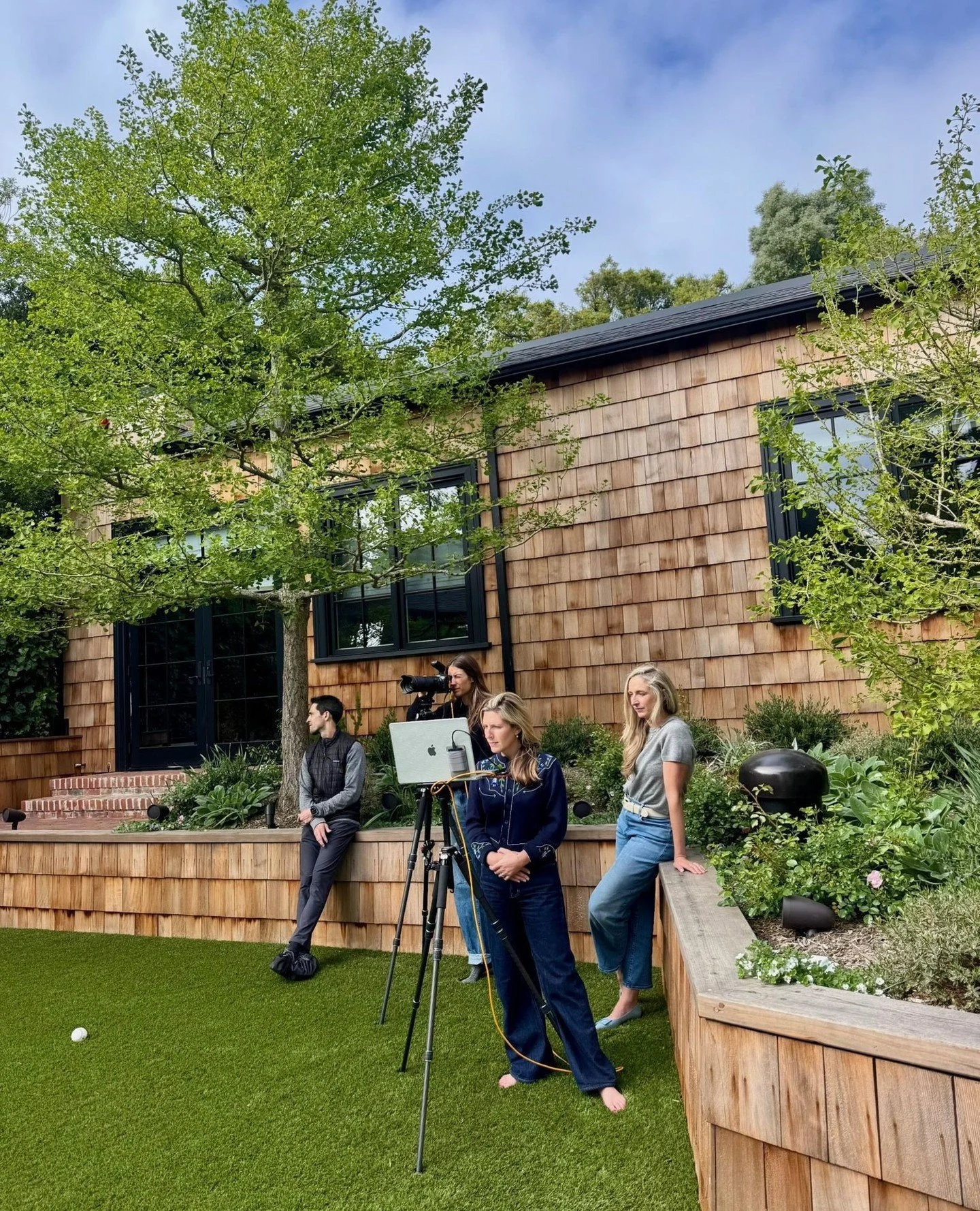 Photographing a recent project, made even better by working with friends. 🤍