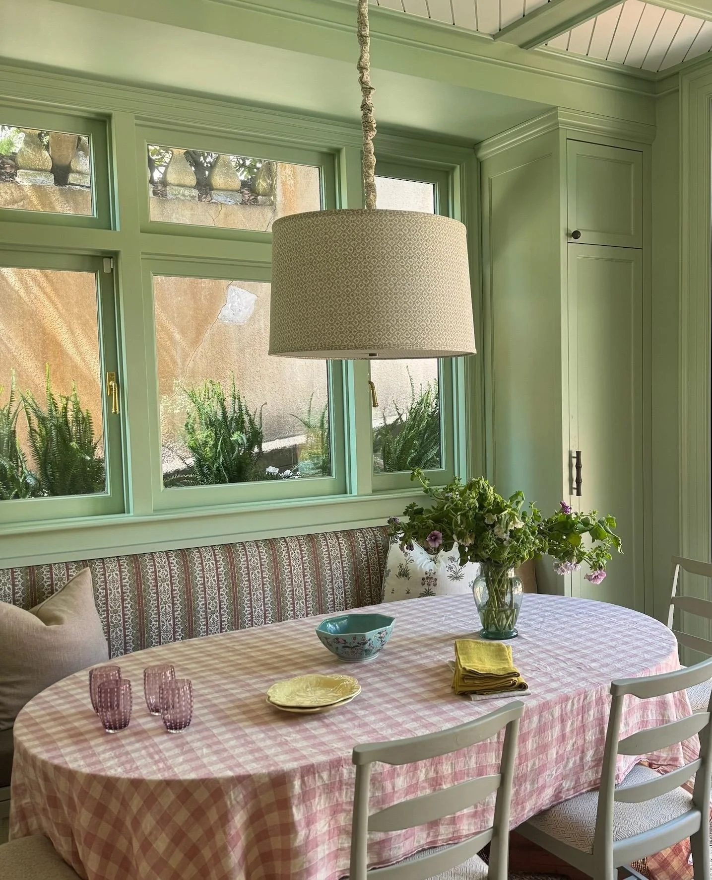 Swoon. 💚⁠
⁠
Photoshoot day in Presidio Terrace&mdash;capturing the space just as it comes into its own.⁠
⁠
#mareaclarkinteriors⁠