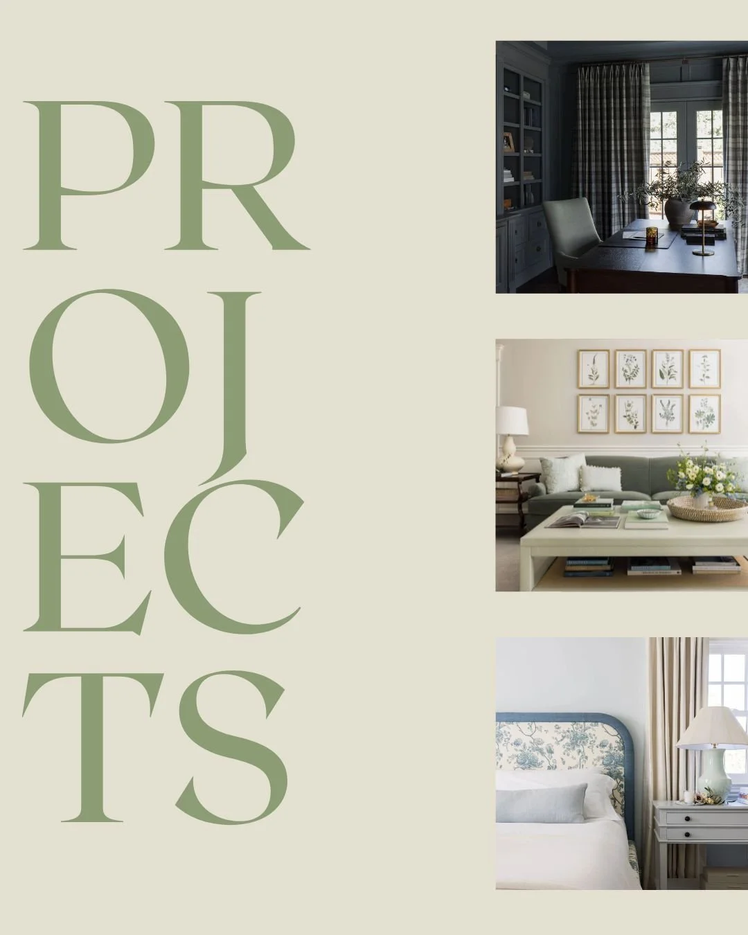 A fresh take on a 1940s Colonial in Hillsborough.⁠
⁠
Classic silhouettes, layered florals, and a palette of muted greens and blues inspired by the surrounding landscape bring warmth and personality to every room. At the center of it all, the dining r
