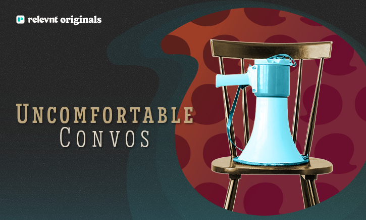 uncomfortable conversations chatroom promotional graphic