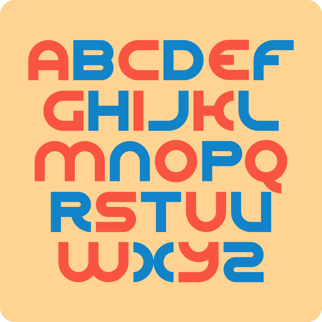 Bounce House Font Prototype