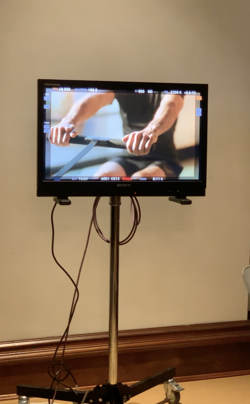 TV screen of video capture