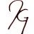 A close-up of a handwritten signature, featuring stylized initials 'JG' in brown ink.