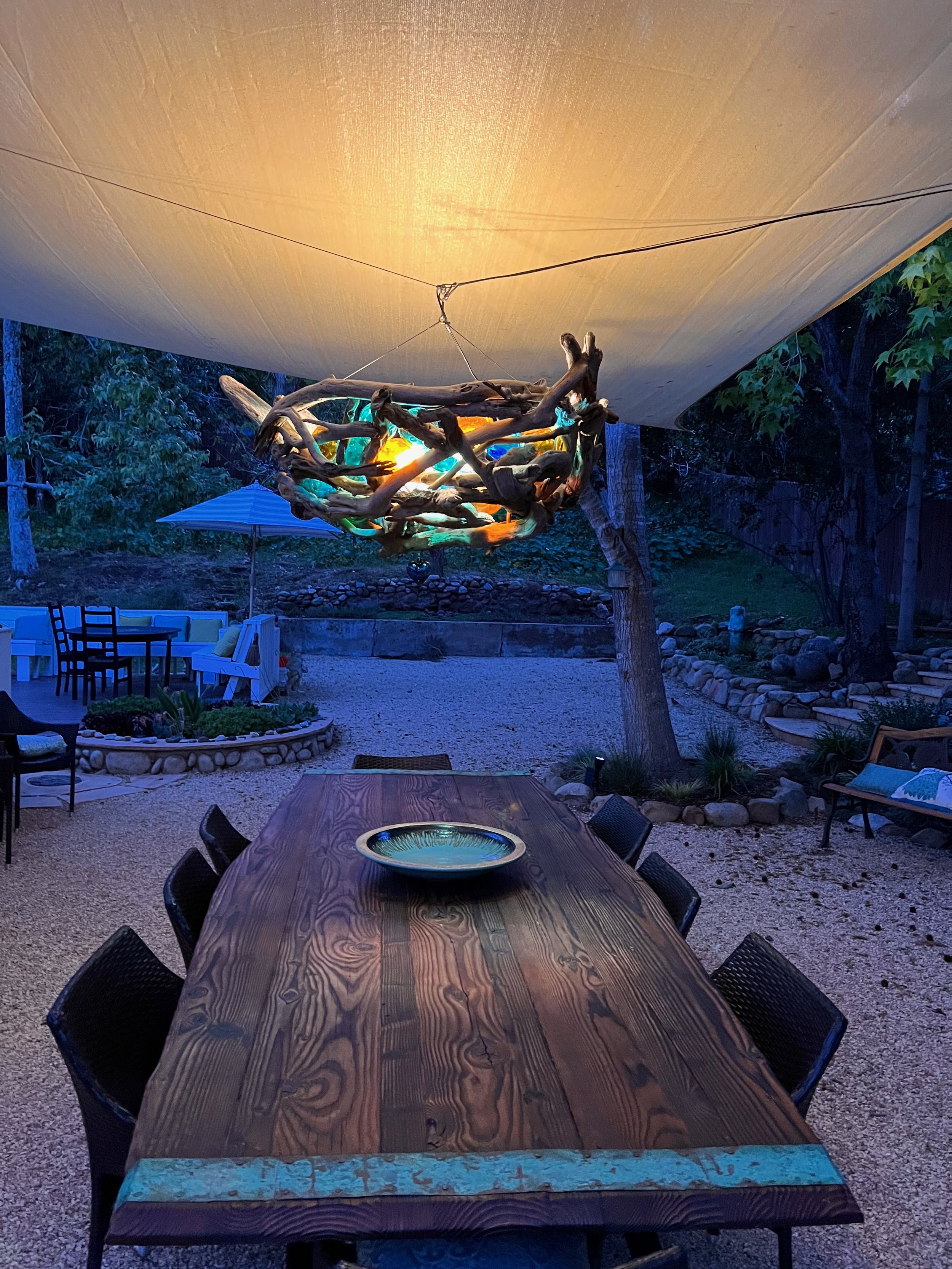 Driftwood Chandelier and Shou Sugi Ban Dining Table
Commission for the Evenson Family