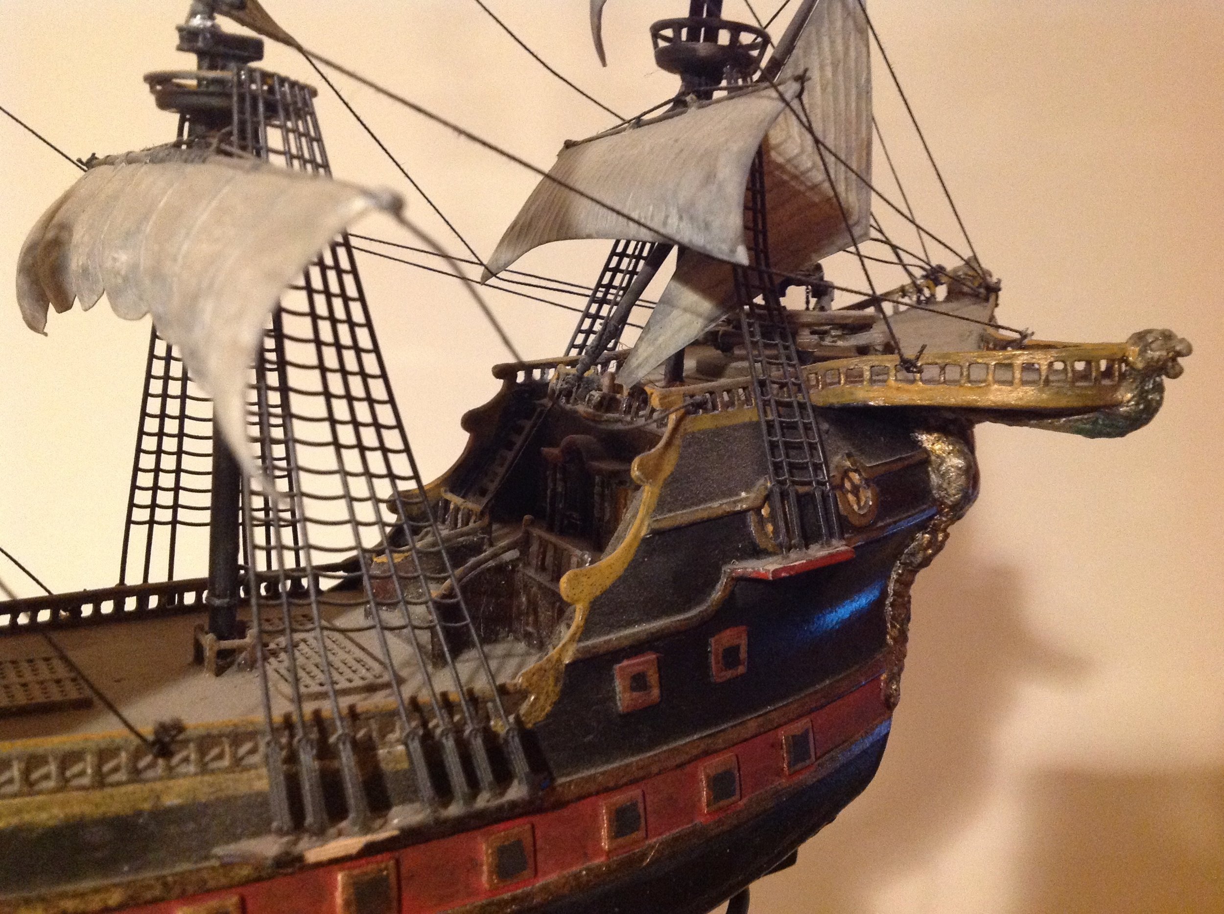 Model of Captain Hook's Ship
For Dustin Hoffman in the movie "Hook", Steven Spielberg Director