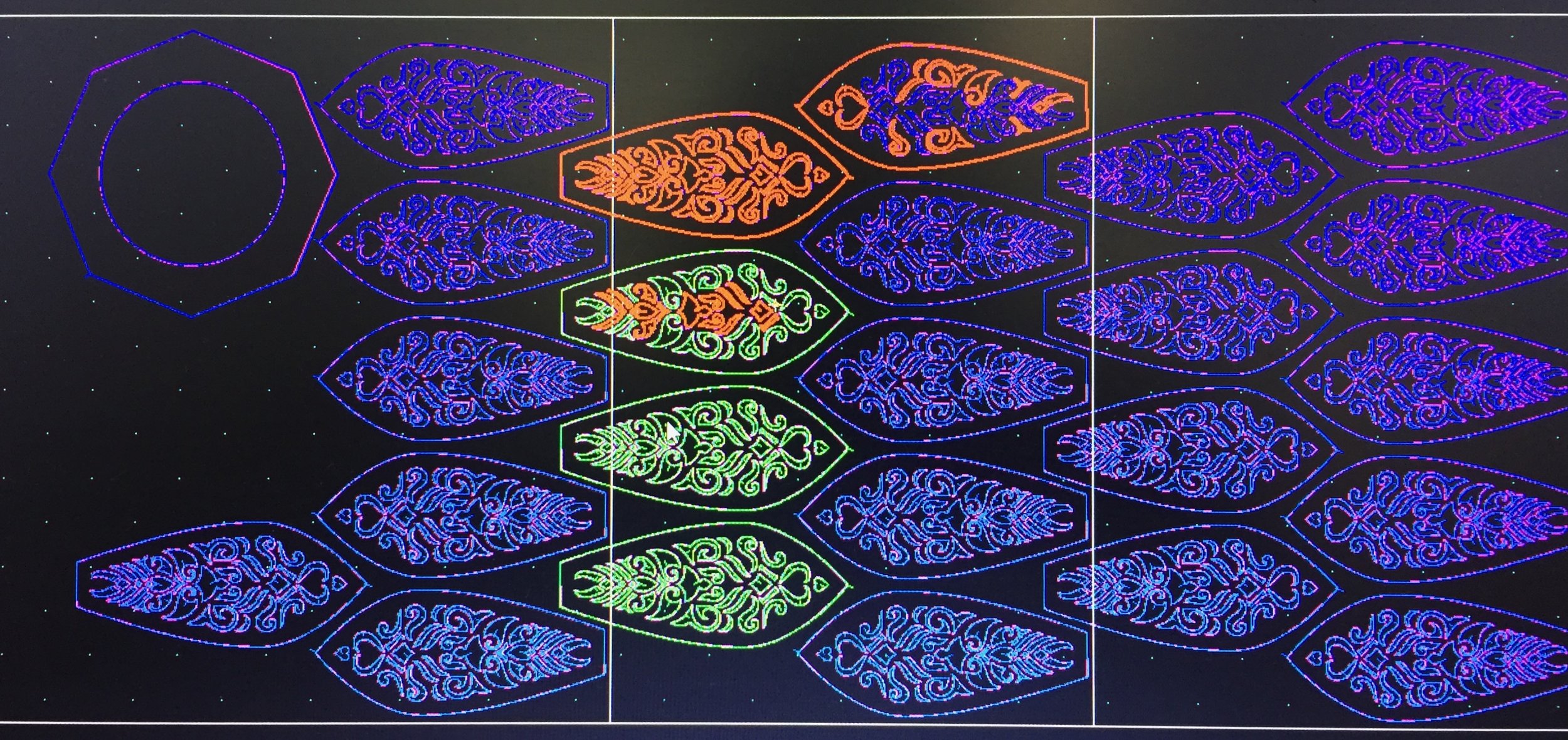 Flaming Lotus
CNC Cut Program for 3/16"thick Corten steel